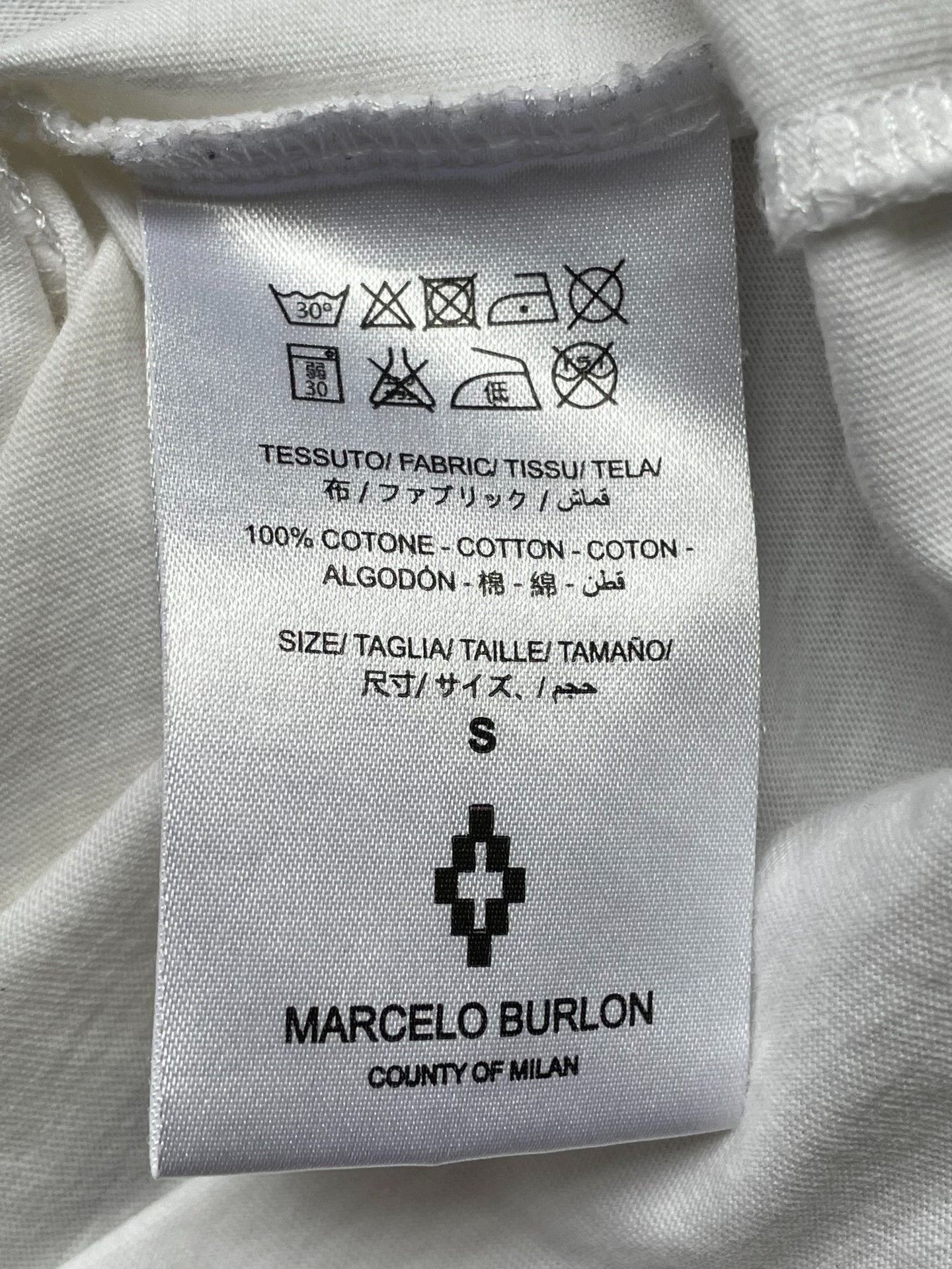 Marcelo Burlon Marcelo Burlon Wings Graphic T-Shirt Size S Size US S / EU 44-46 / 1 - 7 Thumbnail