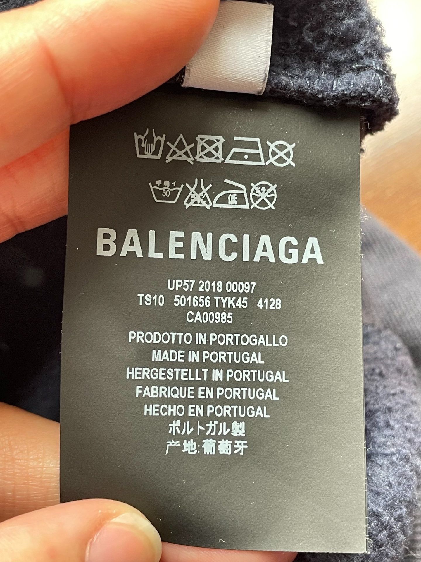 Balenciaga Balenciaga Wheat Logo Hoodie Size S Size US S / EU 44-46 / 1 - 6 Thumbnail