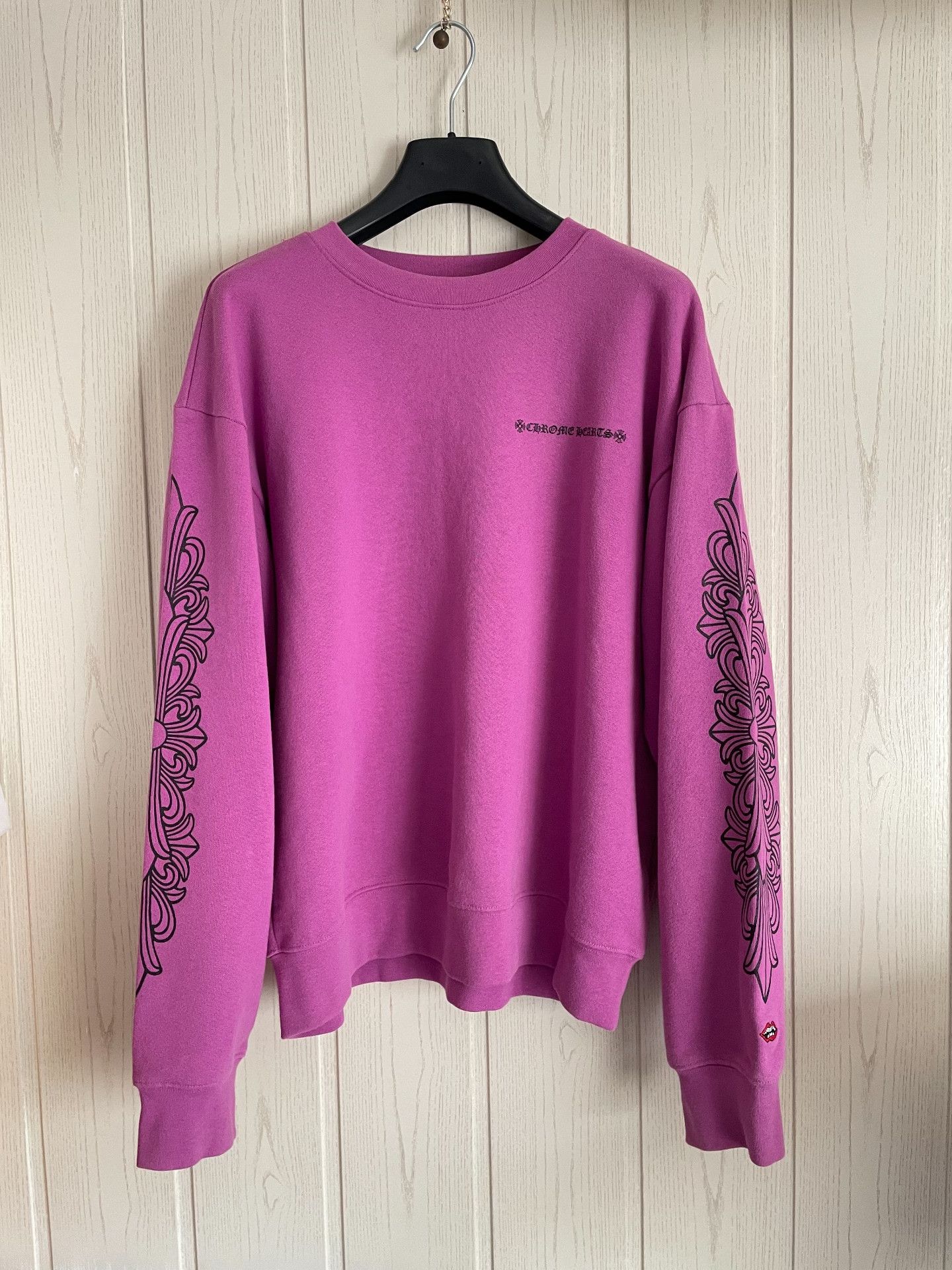 Chrome Hearts Chrome Hearts Purple Spider Web Sweatshirt US L Size US L / EU 52-54 / 3 - 2 Thumbnail