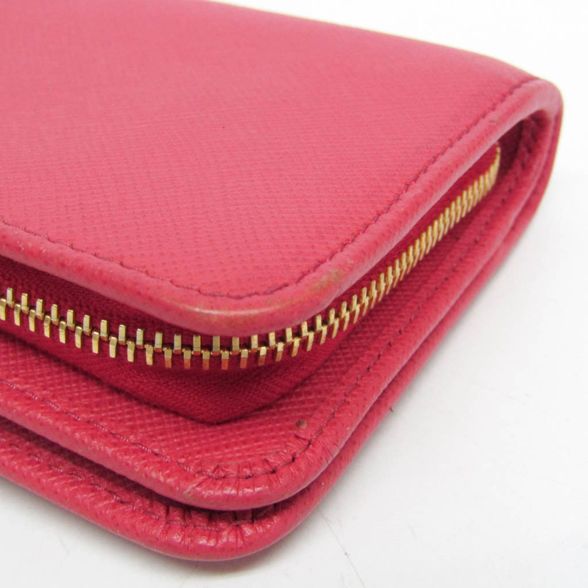 Prada Prada Tab Bifold Wallet Saffiano Leather Size ONE SIZE - 7 Thumbnail