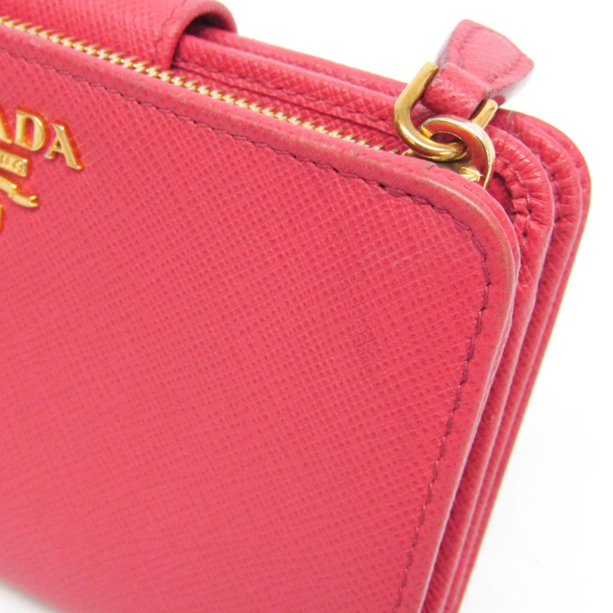 Prada Prada Tab Bifold Wallet Saffiano Leather Size ONE SIZE - 12 Thumbnail