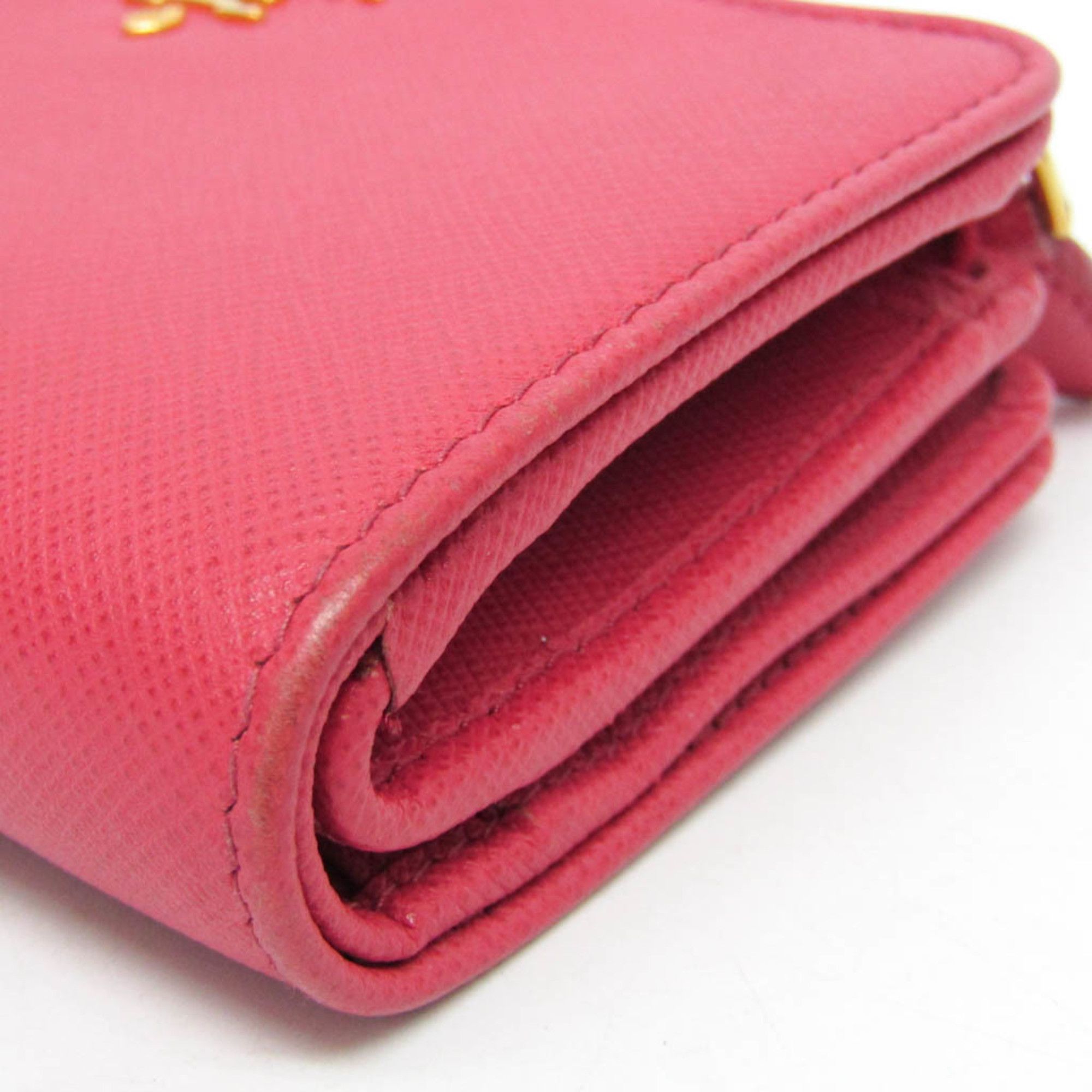 Prada Prada Tab Bifold Wallet Saffiano Leather Size ONE SIZE - 9 Thumbnail