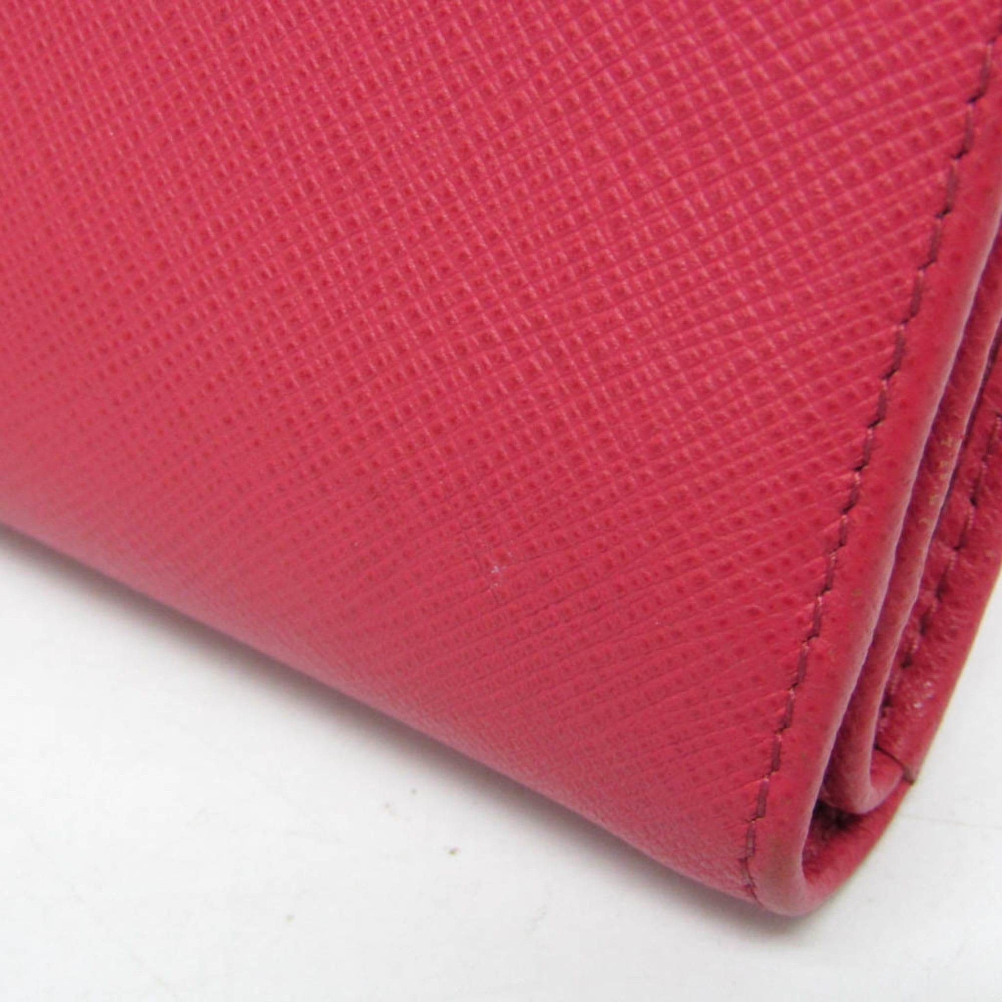 Prada Prada Tab Bifold Wallet Saffiano Leather Size ONE SIZE - 10 Thumbnail