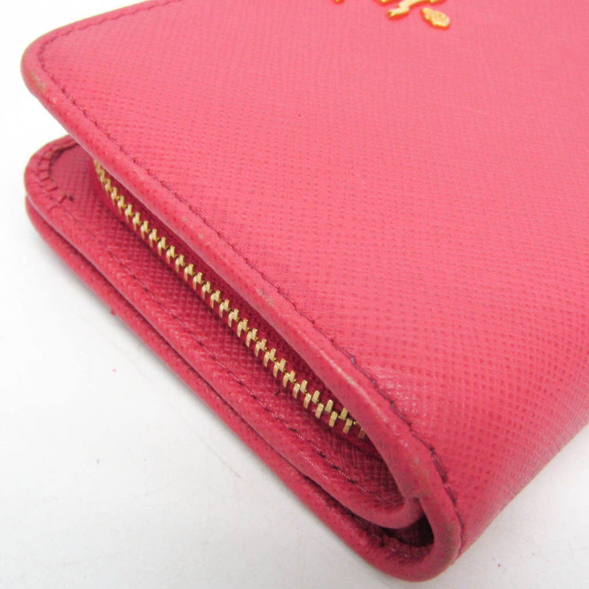 Prada Prada Tab Bifold Wallet Saffiano Leather Size ONE SIZE - 8 Thumbnail