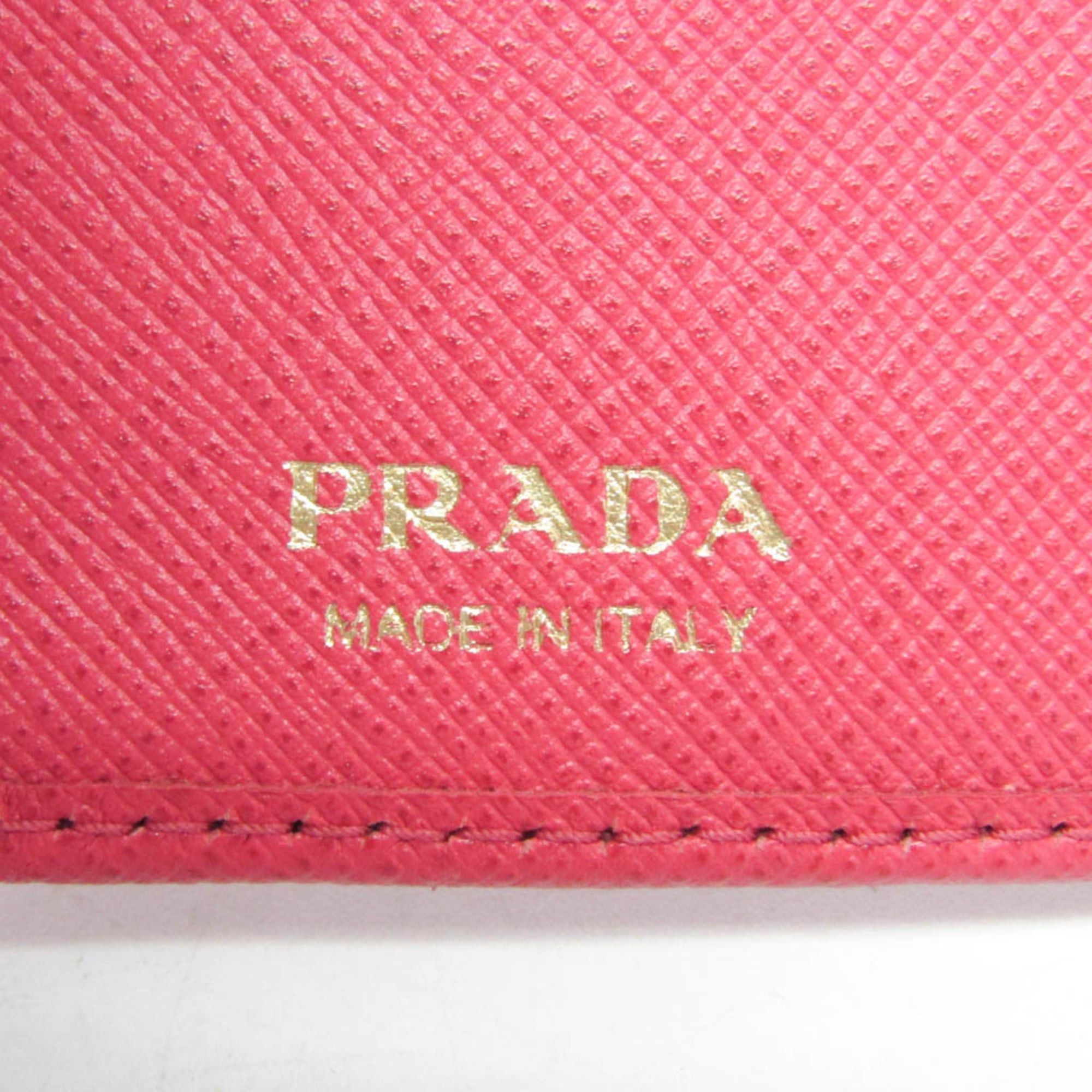 Prada Prada Tab Bifold Wallet Saffiano Leather Size ONE SIZE - 5 Thumbnail