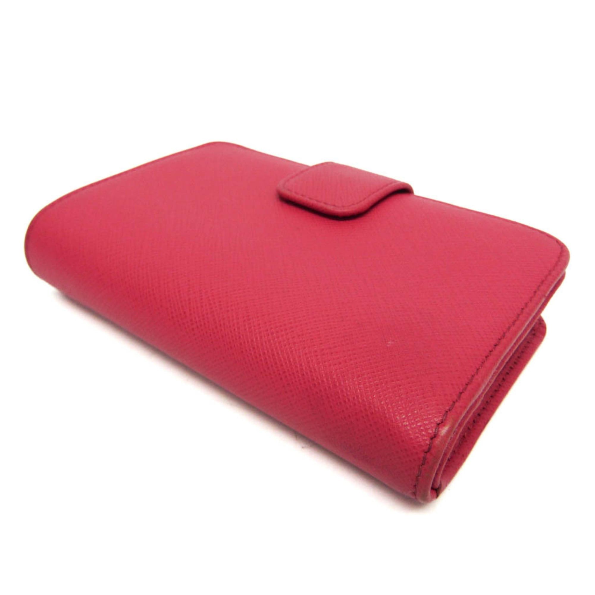 Prada Prada Tab Bifold Wallet Saffiano Leather Size ONE SIZE - 2 Thumbnail