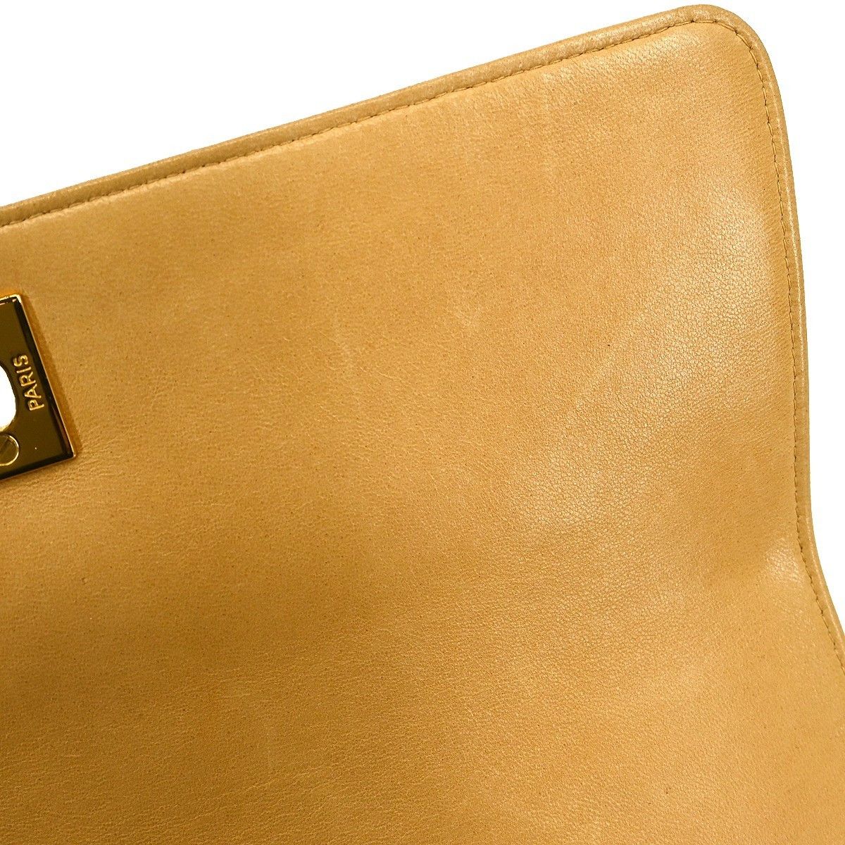 Chanel Chanel Vintage CC Square Flap Shoulder Bag Quilted Lambskin Size ONE SIZE - 9 Thumbnail