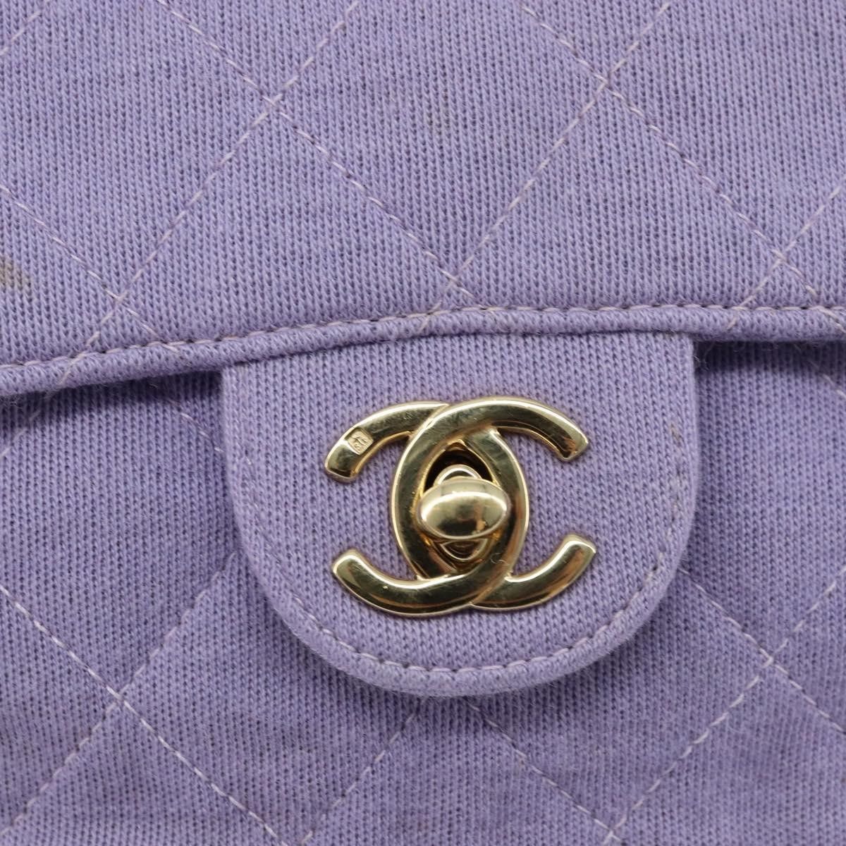 Chanel Chanel Square Classic Single Flap Bag Fabric Size ONE SIZE - 20 Thumbnail