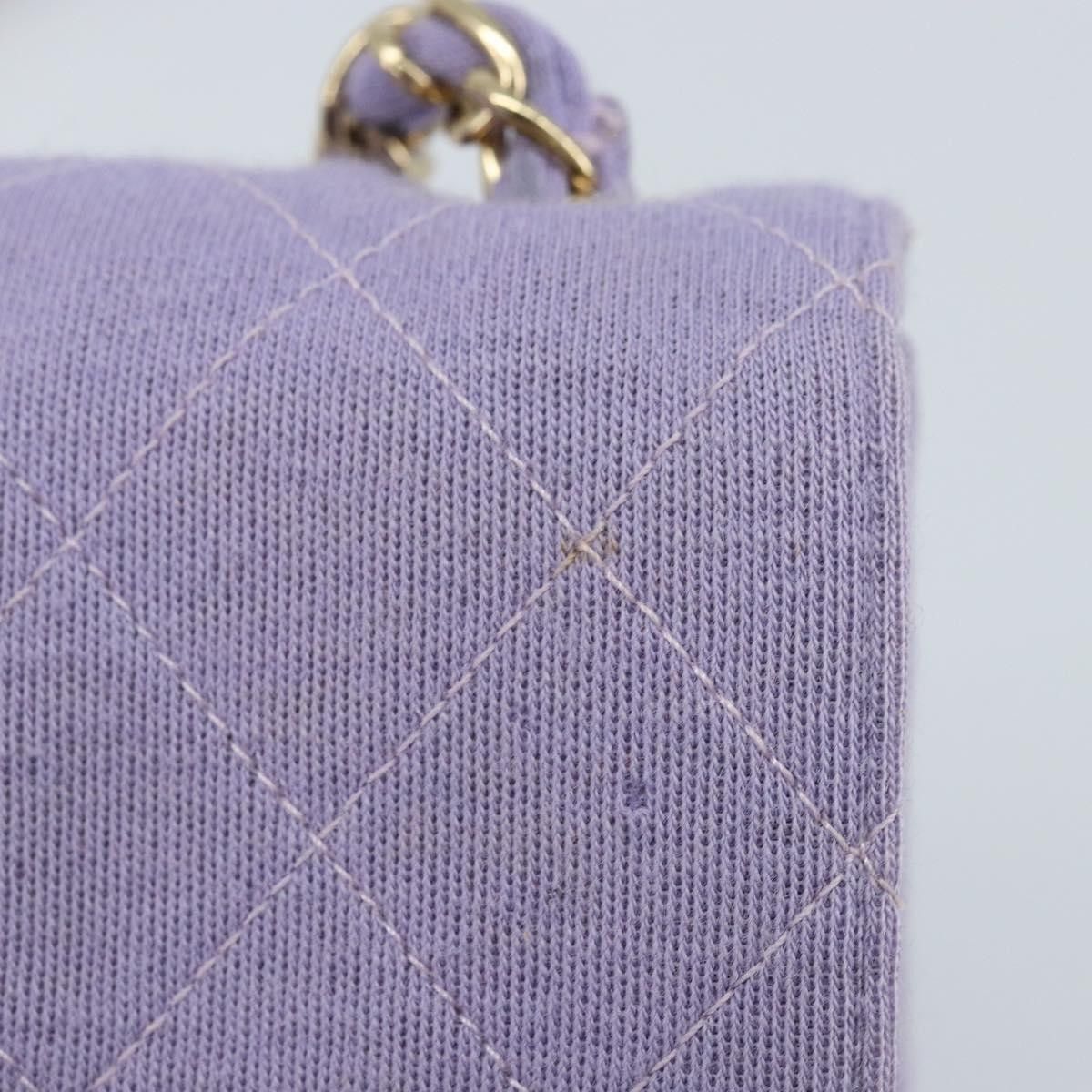 Chanel Chanel Square Classic Single Flap Bag Fabric Size ONE SIZE - 8 Thumbnail