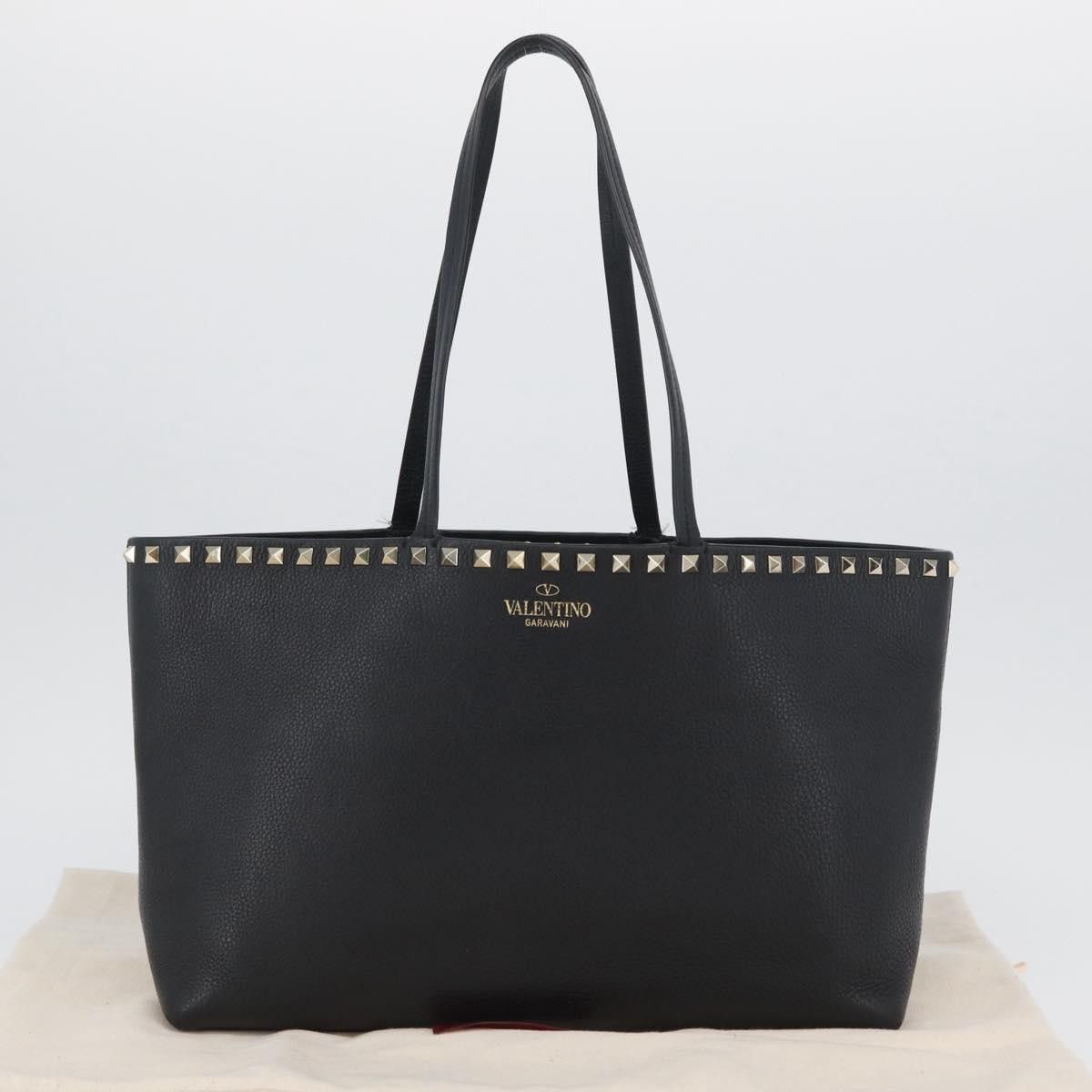 Valentino Valentino Garavani Rockstud Shopper Tote Leather Size ONE SIZE - 14 Thumbnail