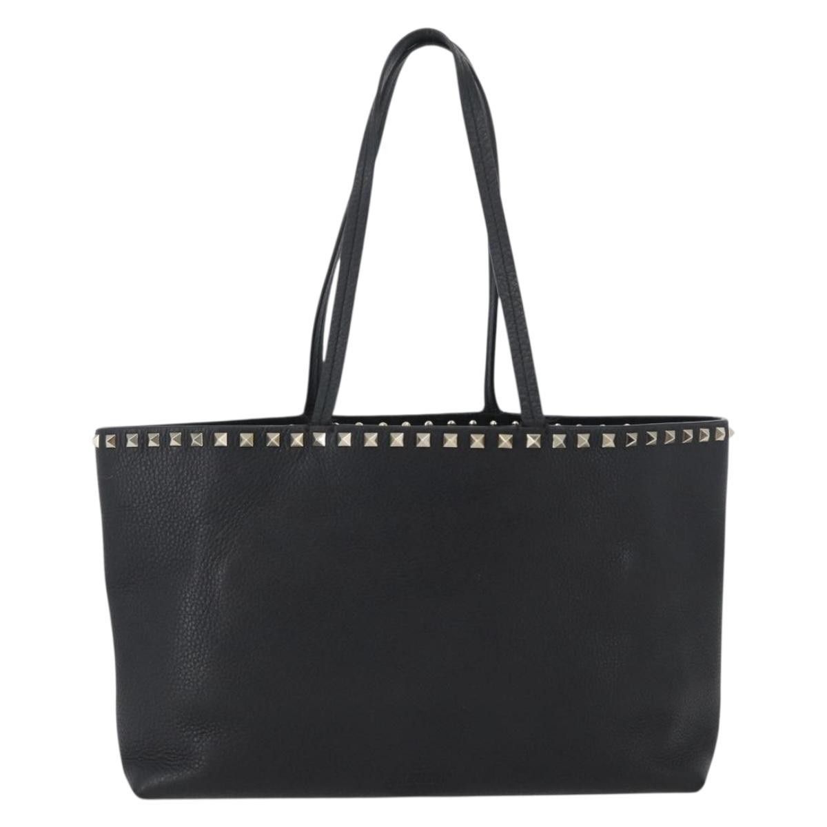 Valentino Valentino Garavani Rockstud Shopper Tote Leather Size ONE SIZE - 2 Thumbnail