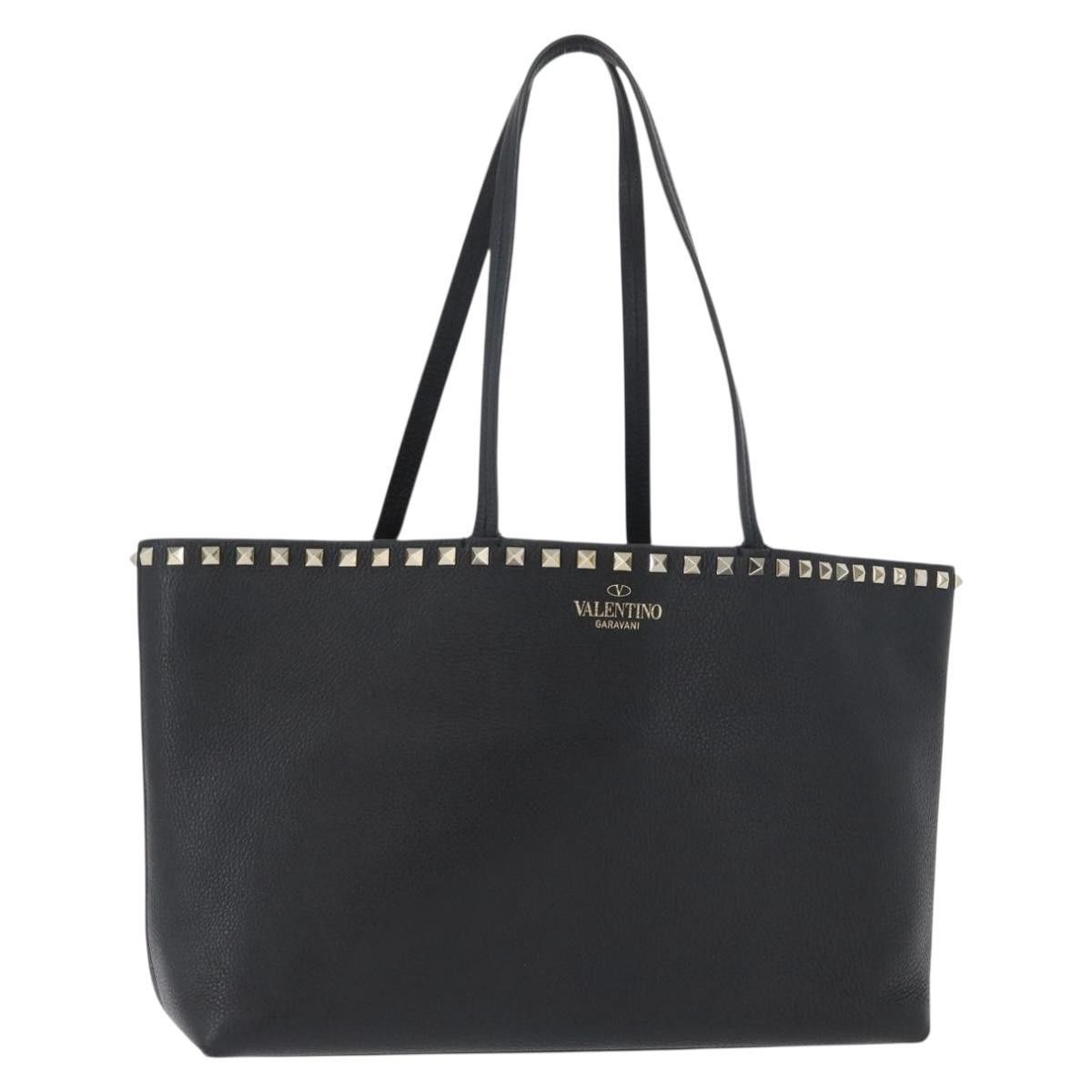 Valentino Valentino Garavani Rockstud Shopper Tote Leather Size ONE SIZE - 16 Thumbnail