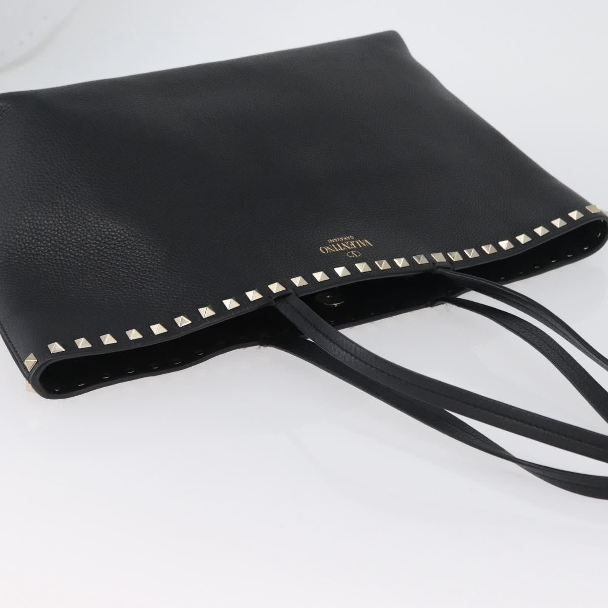 Valentino Valentino Garavani Rockstud Shopper Tote Leather Size ONE SIZE - 18 Thumbnail