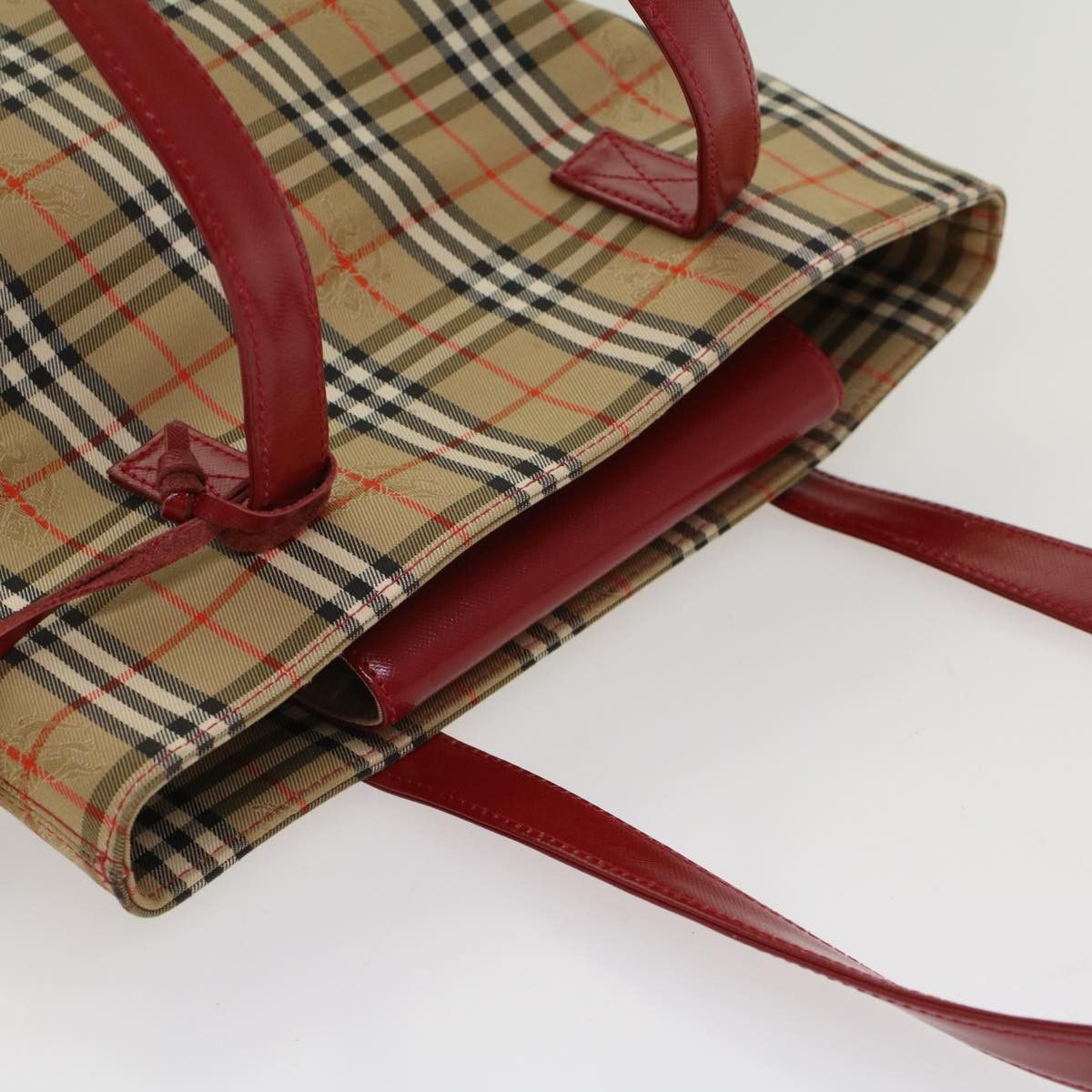 Burberry Burberry Nova Check Tote Nylon and Leather Size ONE SIZE - 14 Thumbnail