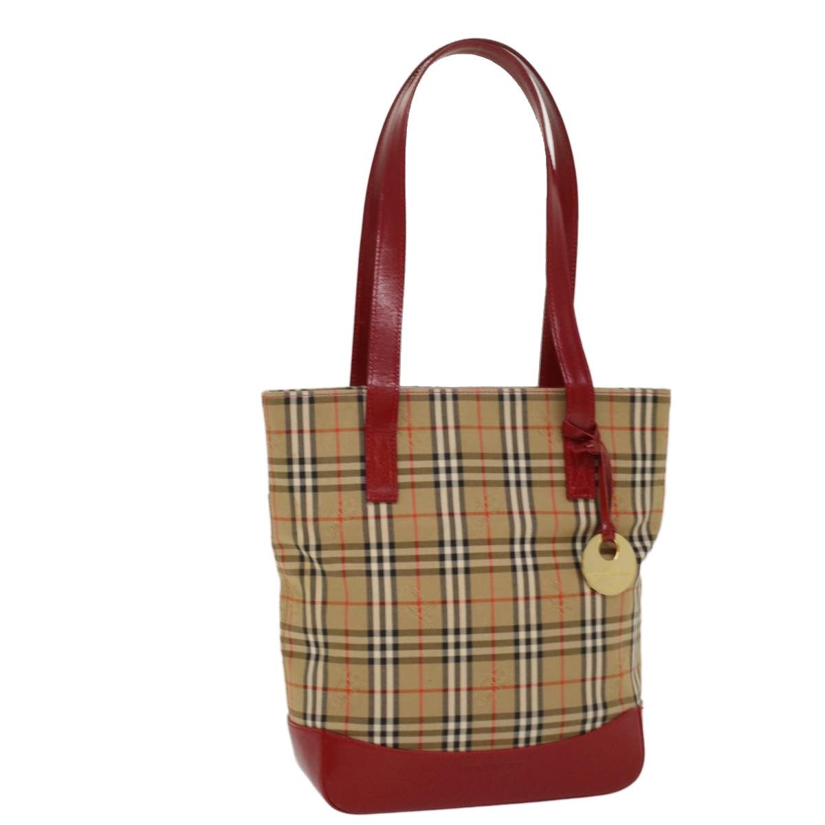 Burberry Burberry Nova Check Tote Nylon and Leather Size ONE SIZE - 17 Thumbnail