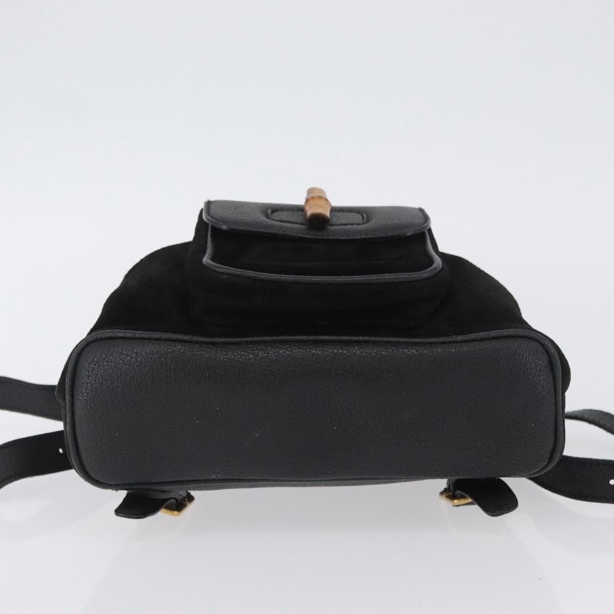 Gucci Gucci Gucci bamboo backpack daim Size ONE SIZE - 16 Thumbnail