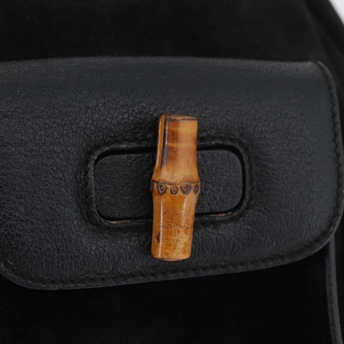 Gucci Gucci Gucci bamboo backpack daim Size ONE SIZE - 21 Thumbnail