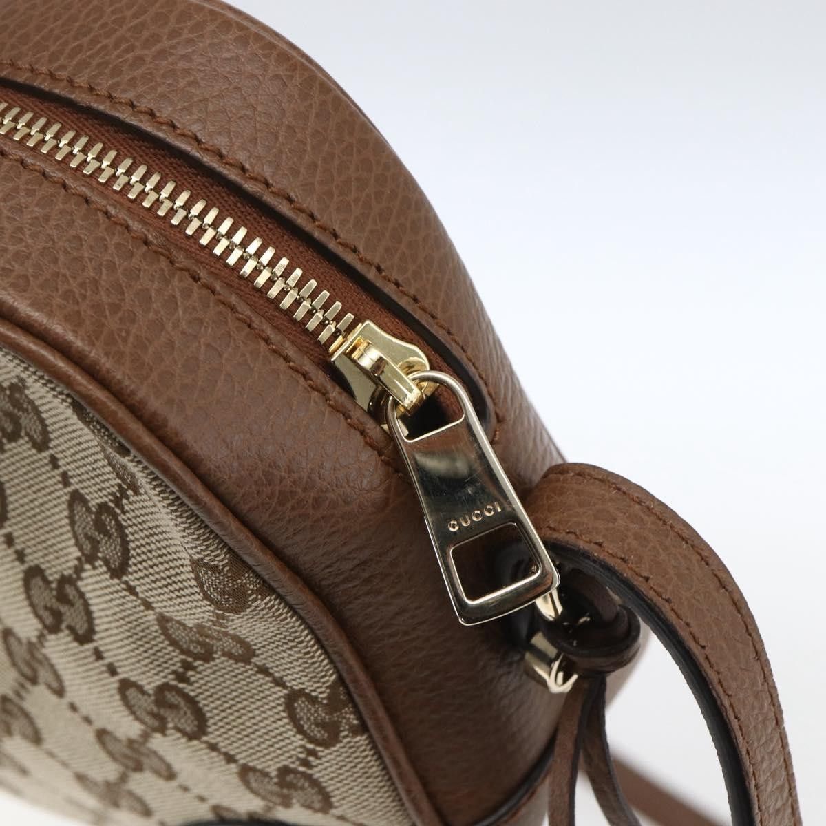 Gucci Gucci Bree Disco Crossbody Bag GG Canvas with Leather Size ONE SIZE - 14 Thumbnail