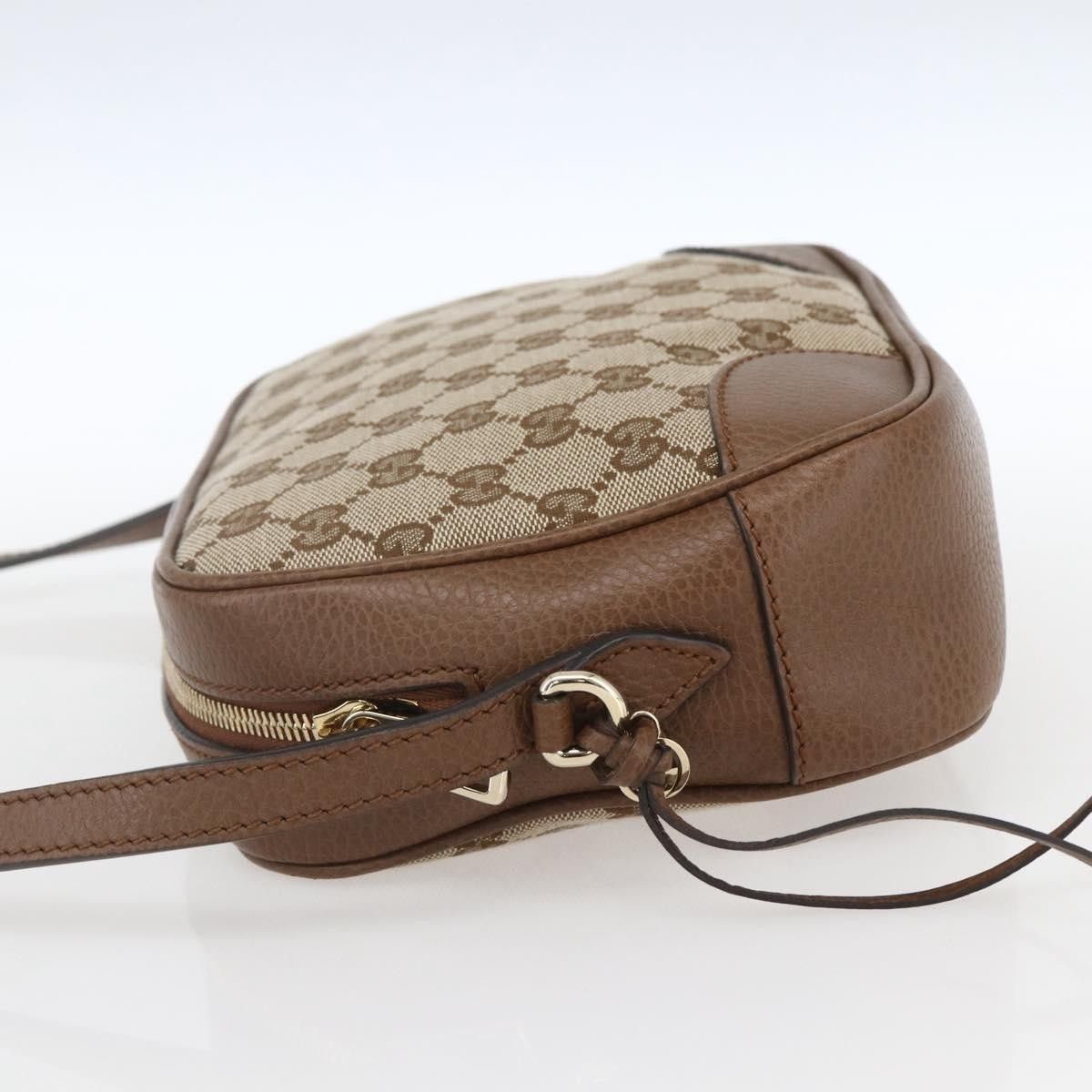 Gucci Gucci Bree Disco Crossbody Bag GG Canvas with Leather Size ONE SIZE - 4 Thumbnail