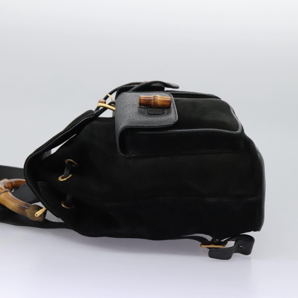 Gucci Gucci Vintage Bamboo Suede and Leather Size ONE SIZE - 3 Thumbnail
