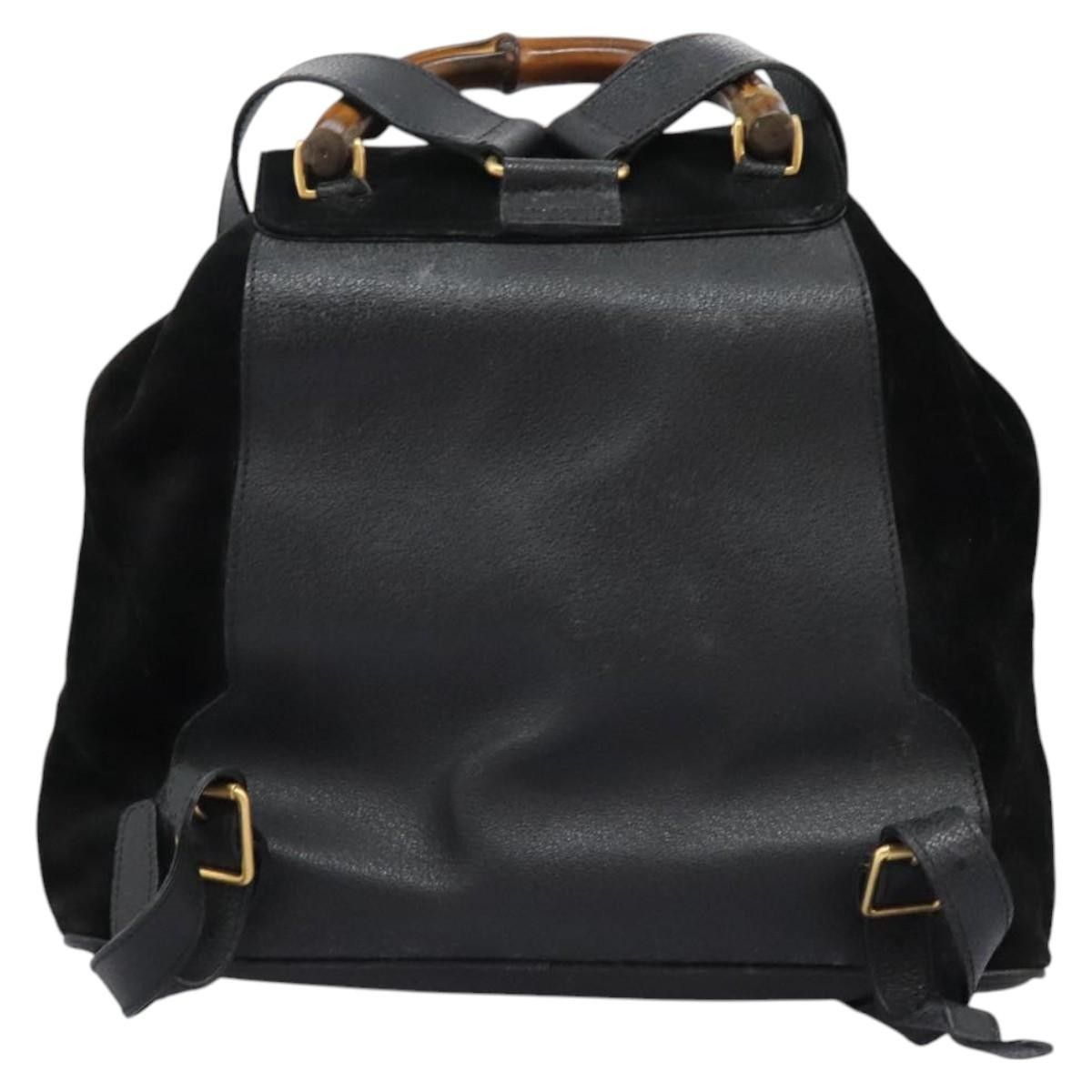 Gucci Gucci Vintage Bamboo Suede and Leather Size ONE SIZE - 2 Thumbnail