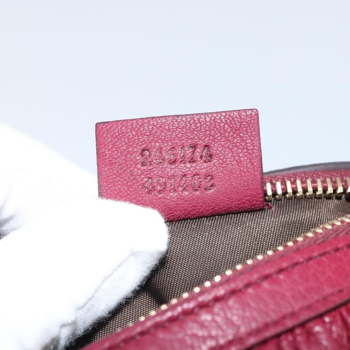 Gucci Gucci Bamboo Pouch Leather Size ONE SIZE - 7 Thumbnail