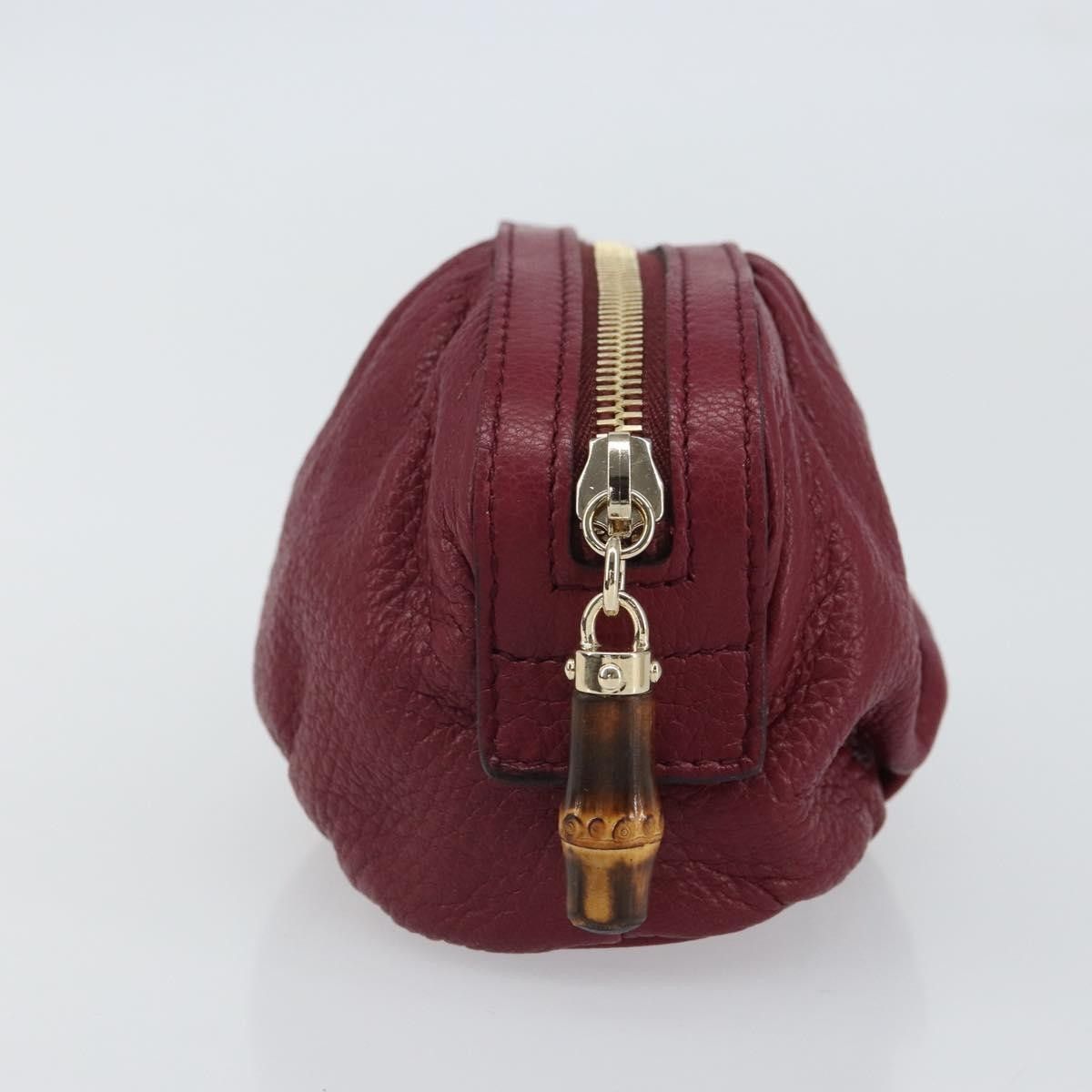Gucci Gucci Bamboo Pouch Leather Size ONE SIZE - 4 Thumbnail