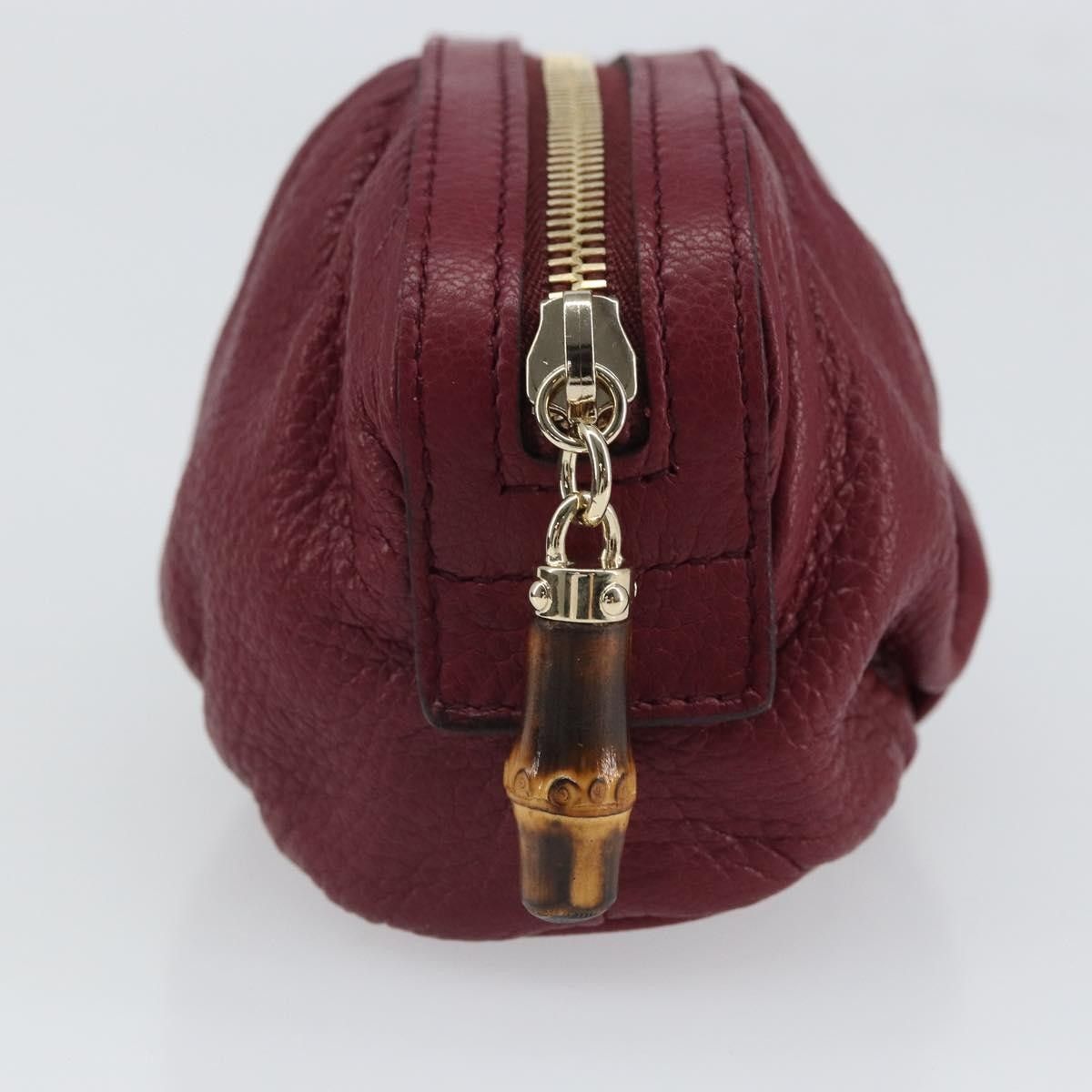 Gucci Gucci Bamboo Pouch Leather Size ONE SIZE - 12 Thumbnail