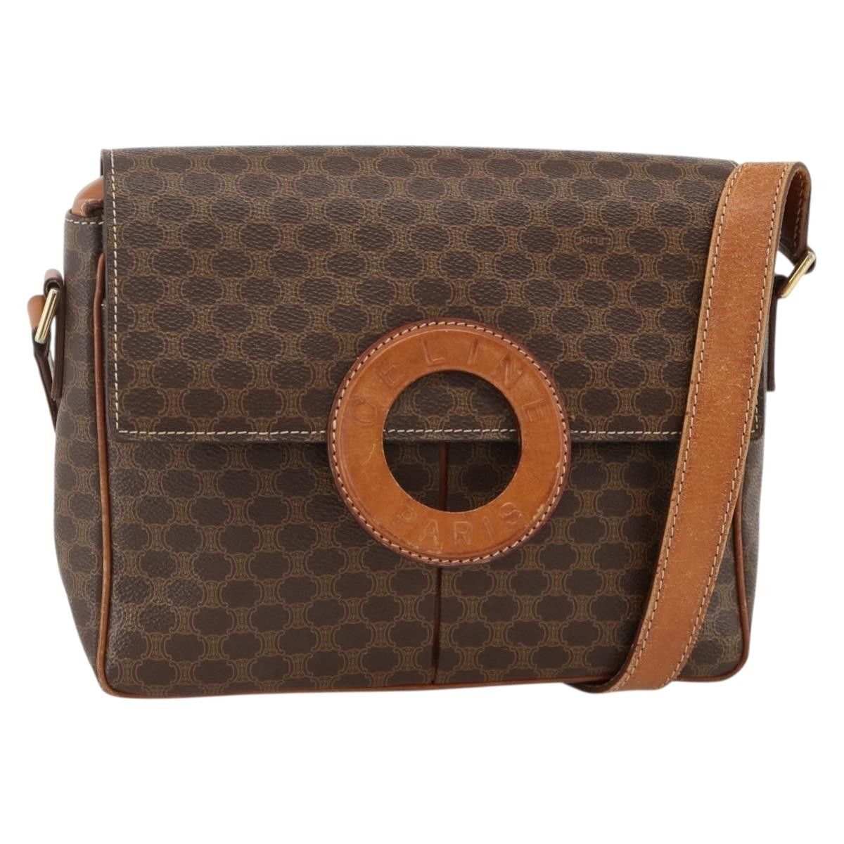 Celine Celine Vintage Macadam Circle Logo Canvas and Leather Size ONE SIZE - 14 Thumbnail