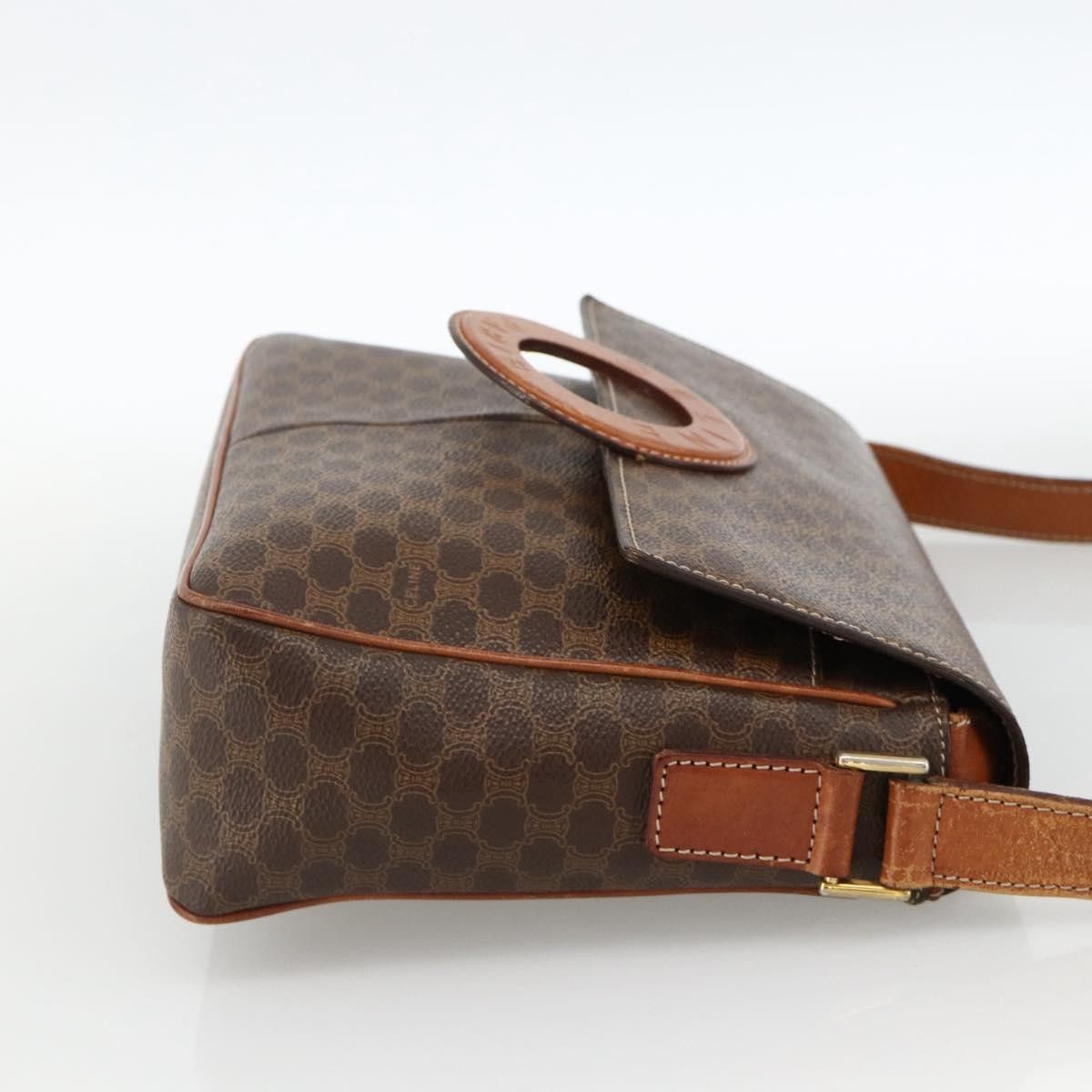 Celine Celine Vintage Macadam Circle Logo Canvas and Leather Size ONE SIZE - 4 Thumbnail