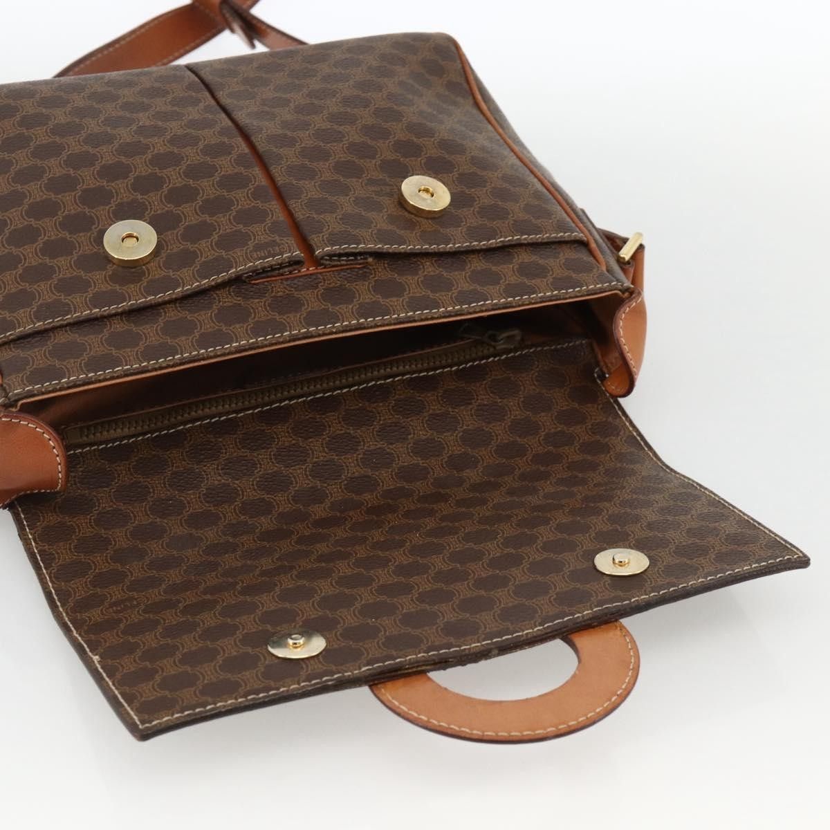 Celine Celine Vintage Macadam Circle Logo Canvas and Leather Size ONE SIZE - 17 Thumbnail