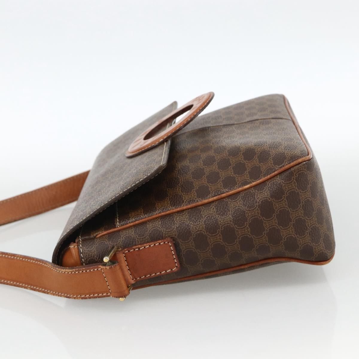 Celine Celine Vintage Macadam Circle Logo Canvas and Leather Size ONE SIZE - 3 Thumbnail