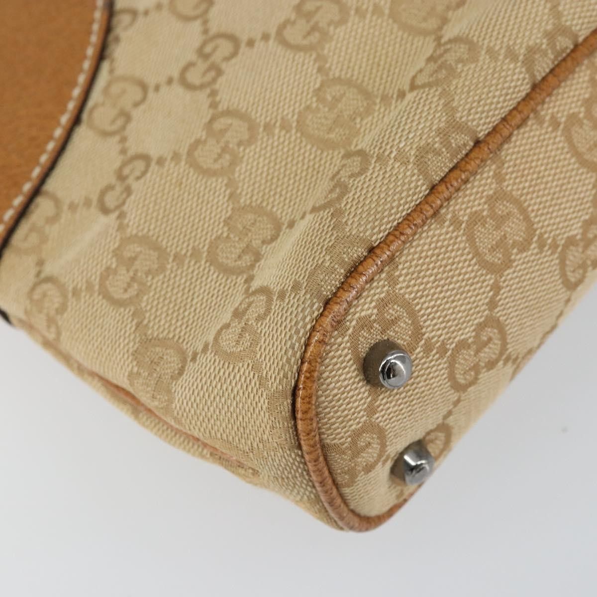 Gucci Gucci Vintage Ring Tote GG Canvas with Leather Size ONE SIZE - 9 Thumbnail