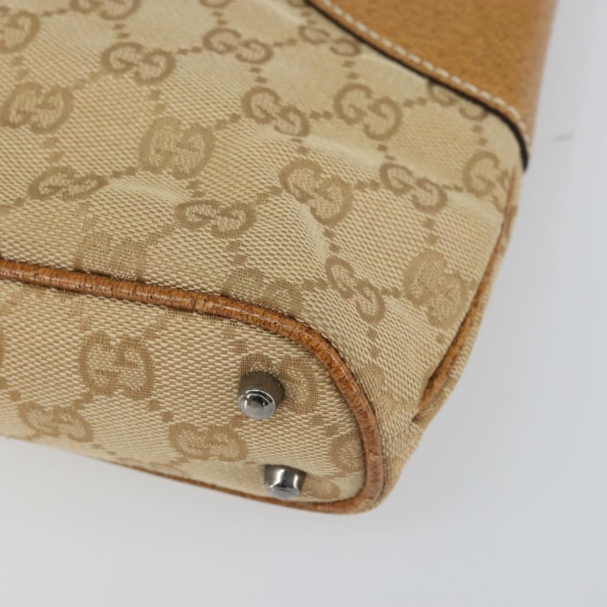 Gucci Gucci Vintage Ring Tote GG Canvas with Leather Size ONE SIZE - 8 Thumbnail