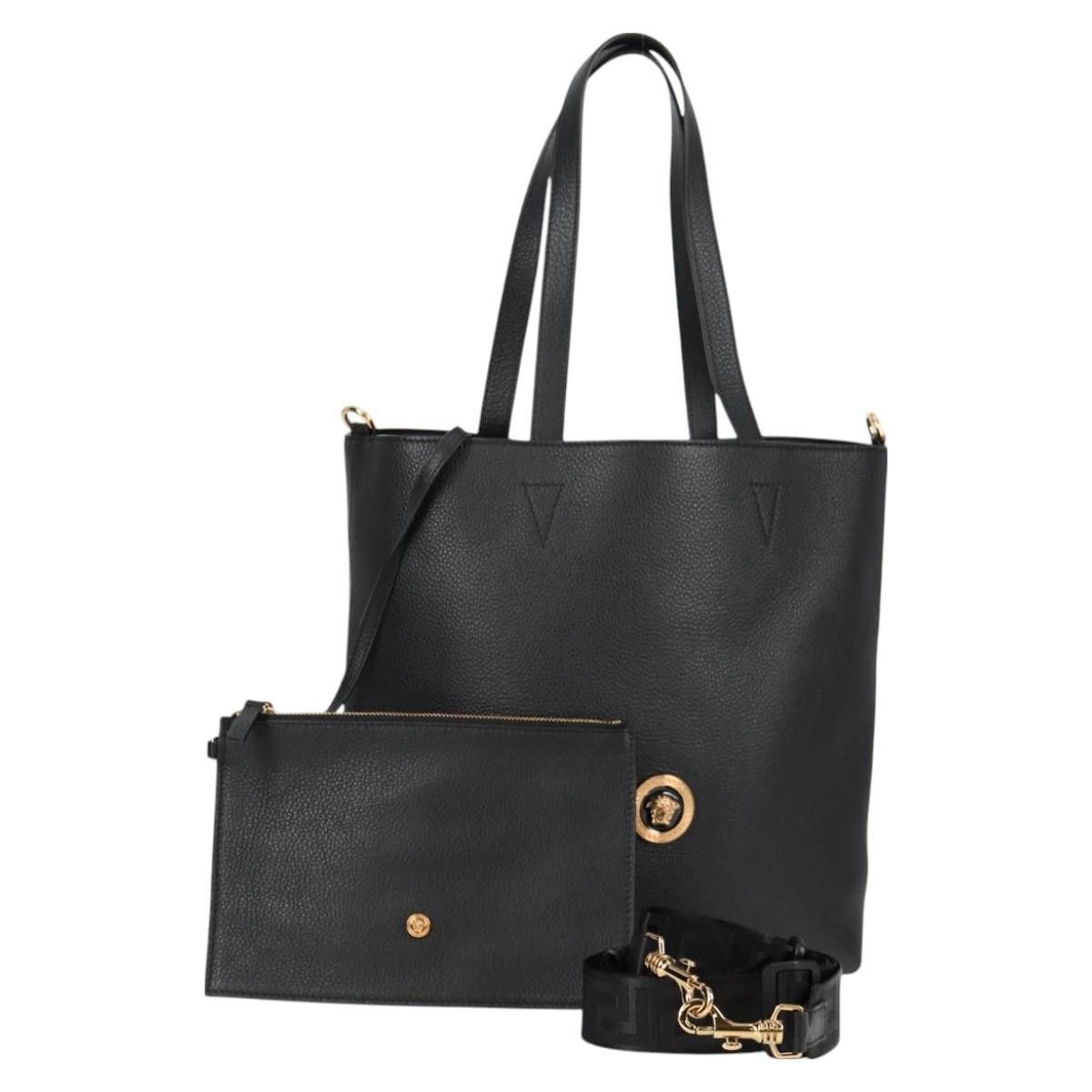 Versace Versace Medusa Tote Leather Size ONE SIZE - 24 Thumbnail