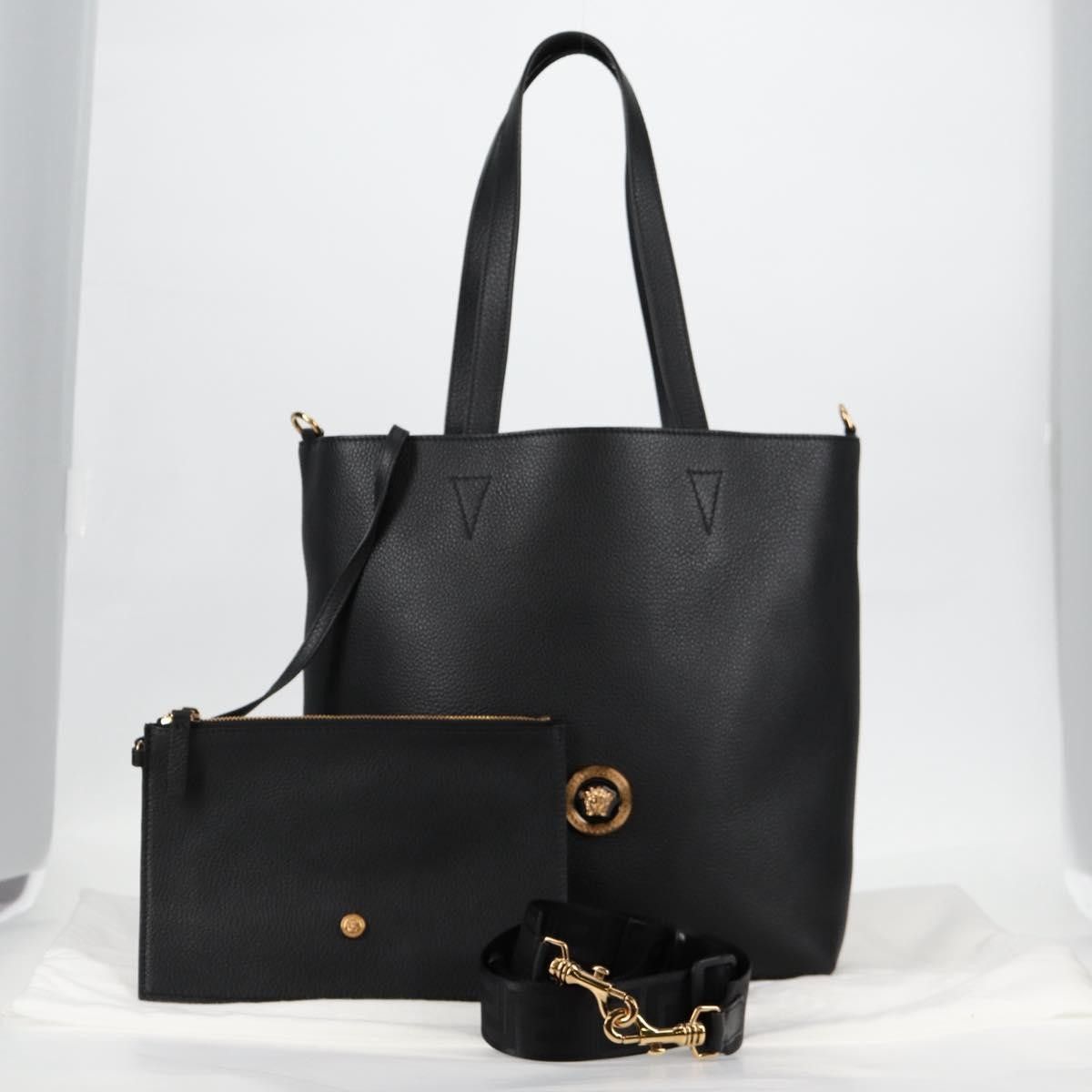 Versace Versace Medusa Tote Leather Size ONE SIZE - 13 Thumbnail