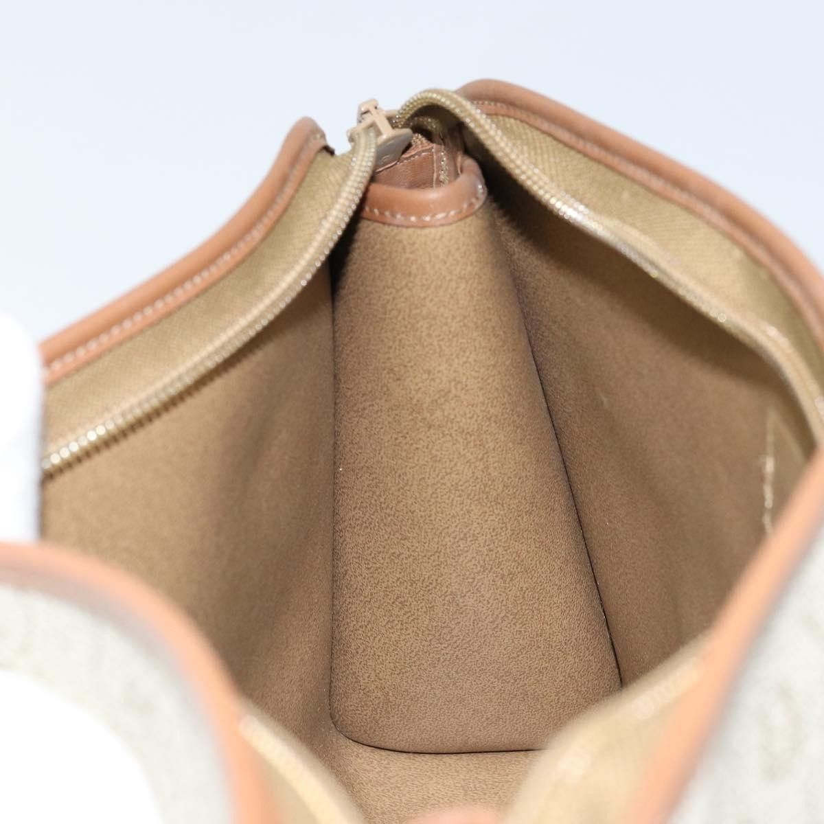 Dior Christian Dior Vintage Honeycomb Zip Canvas and Leather Size ONE SIZE - 17 Thumbnail