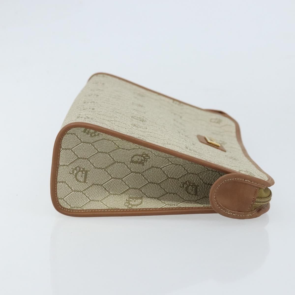 Dior Christian Dior Vintage Honeycomb Zip Canvas and Leather Size ONE SIZE - 3 Thumbnail