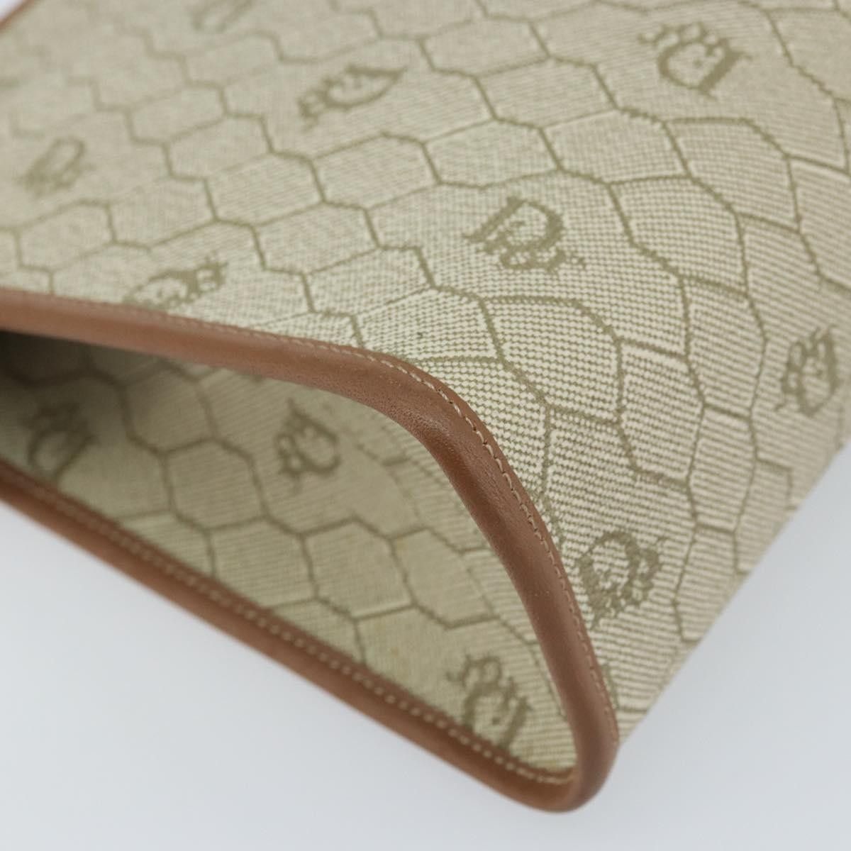 Dior Christian Dior Vintage Honeycomb Zip Canvas and Leather Size ONE SIZE - 11 Thumbnail