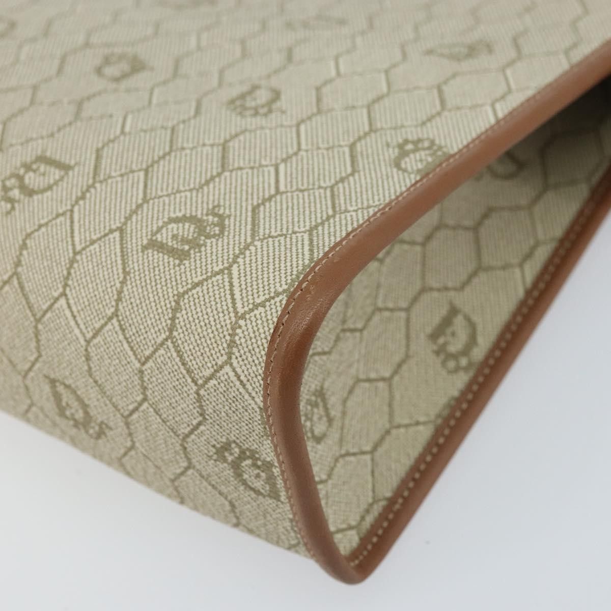 Dior Christian Dior Vintage Honeycomb Zip Canvas and Leather Size ONE SIZE - 8 Thumbnail