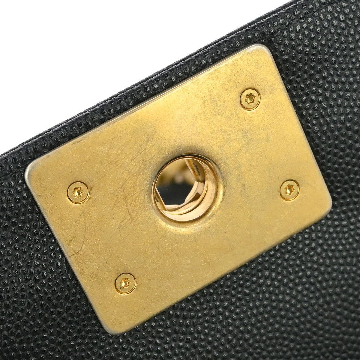 Chanel Chanel Boy Flap Bag Quilted Caviar Size ONE SIZE - 10 Thumbnail