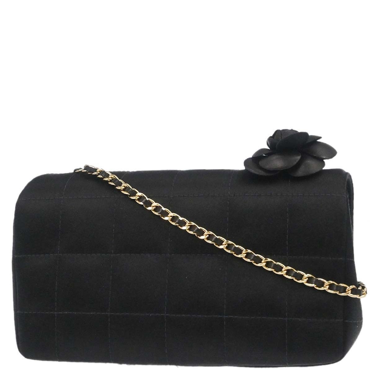 Chanel Chanel Chocolate Bar Flap Bag Quilted Satin Size ONE SIZE - 2 Thumbnail