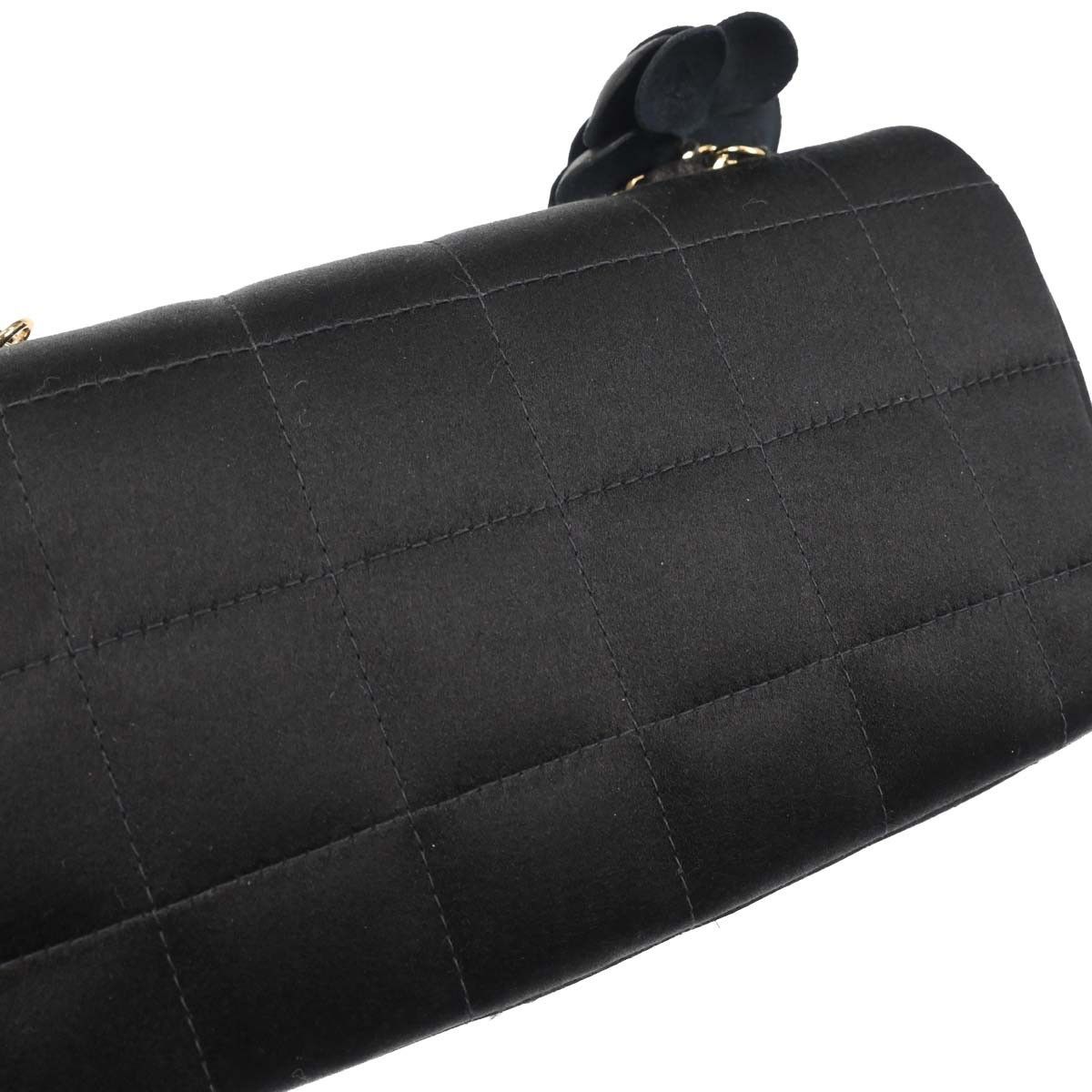 Chanel Chanel Chocolate Bar Flap Bag Quilted Satin Size ONE SIZE - 7 Thumbnail
