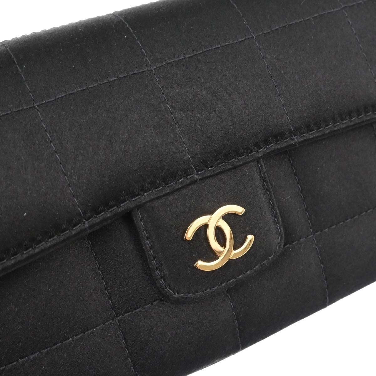 Chanel Chanel Chocolate Bar Flap Bag Quilted Satin Size ONE SIZE - 8 Thumbnail