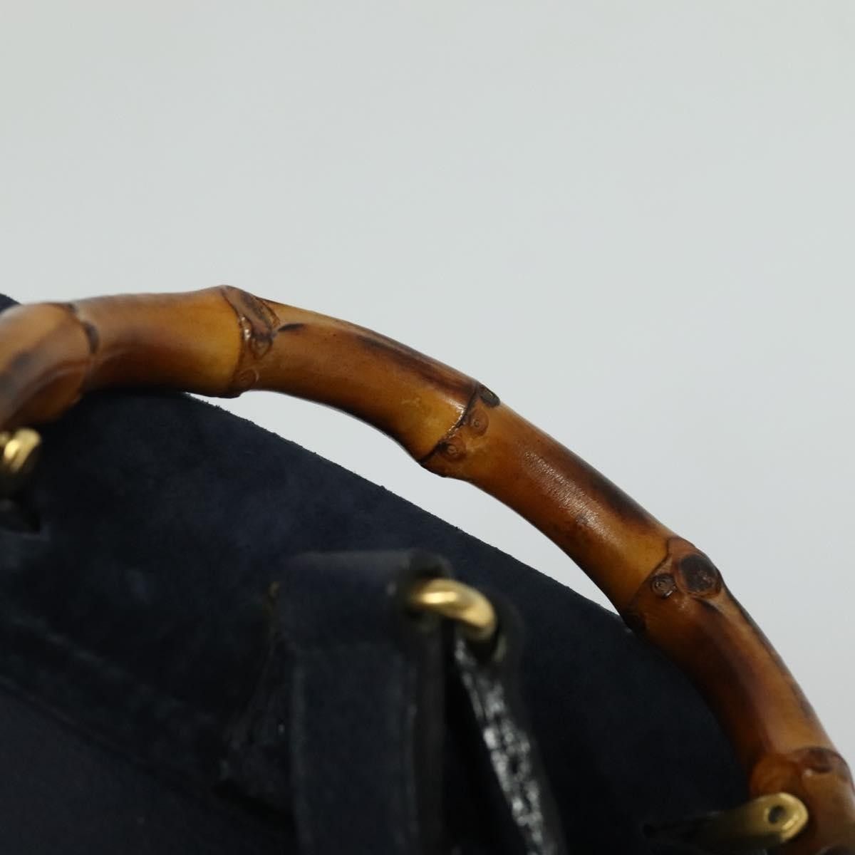 Gucci Gucci Gucci bamboo backpack daim Size ONE SIZE - 19 Thumbnail