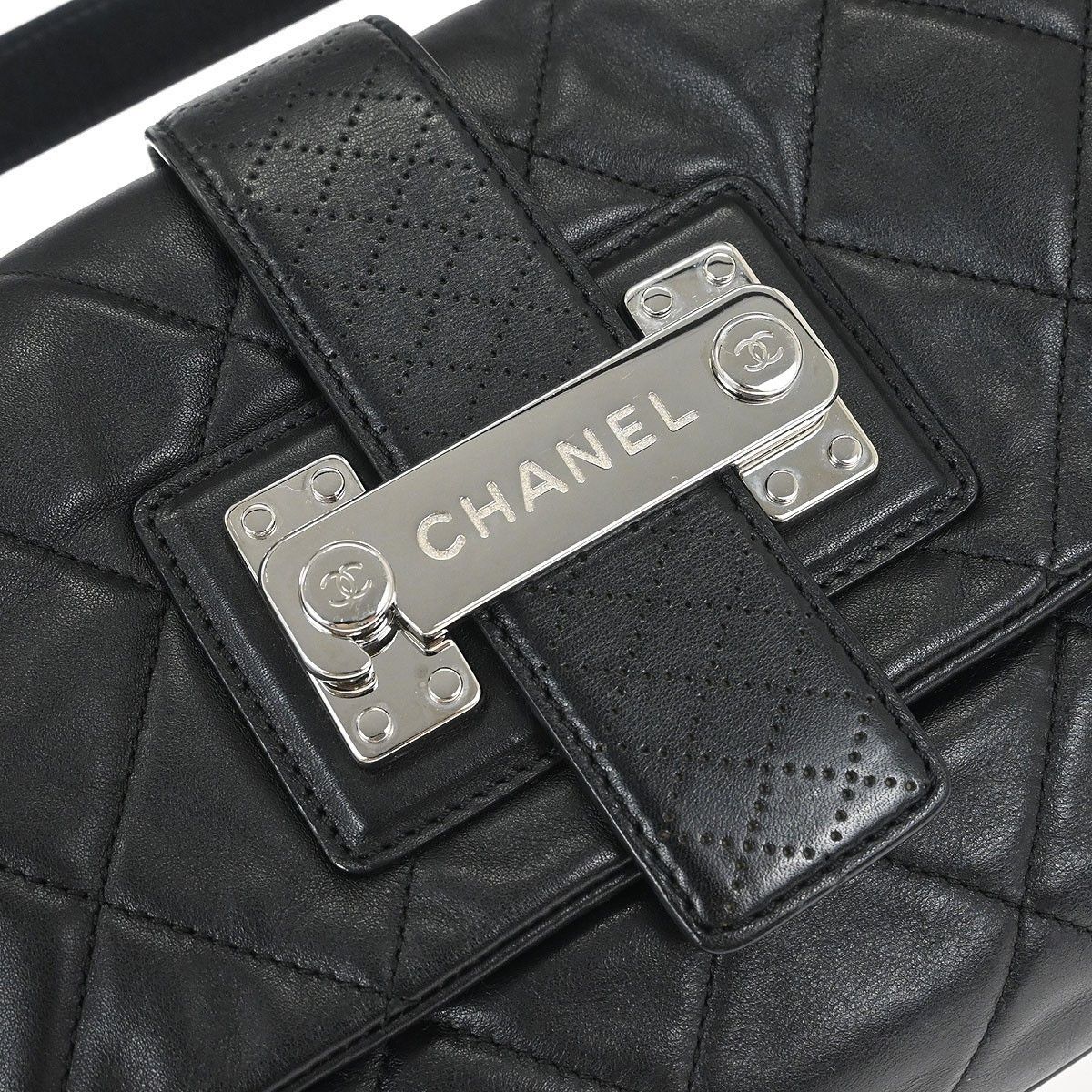 Chanel Chanel Door Latch Flap Shoulder Quilted Leather Size ONE SIZE - 7 Thumbnail