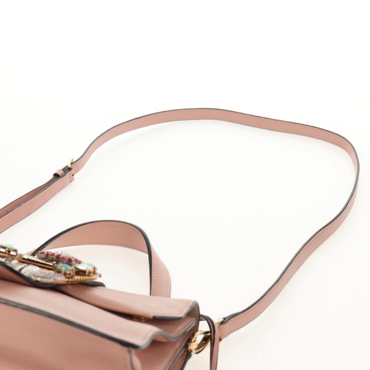 Miu Miu Miu Miu Madras Crystal Buckle Leather Size ONE SIZE - 24 Thumbnail