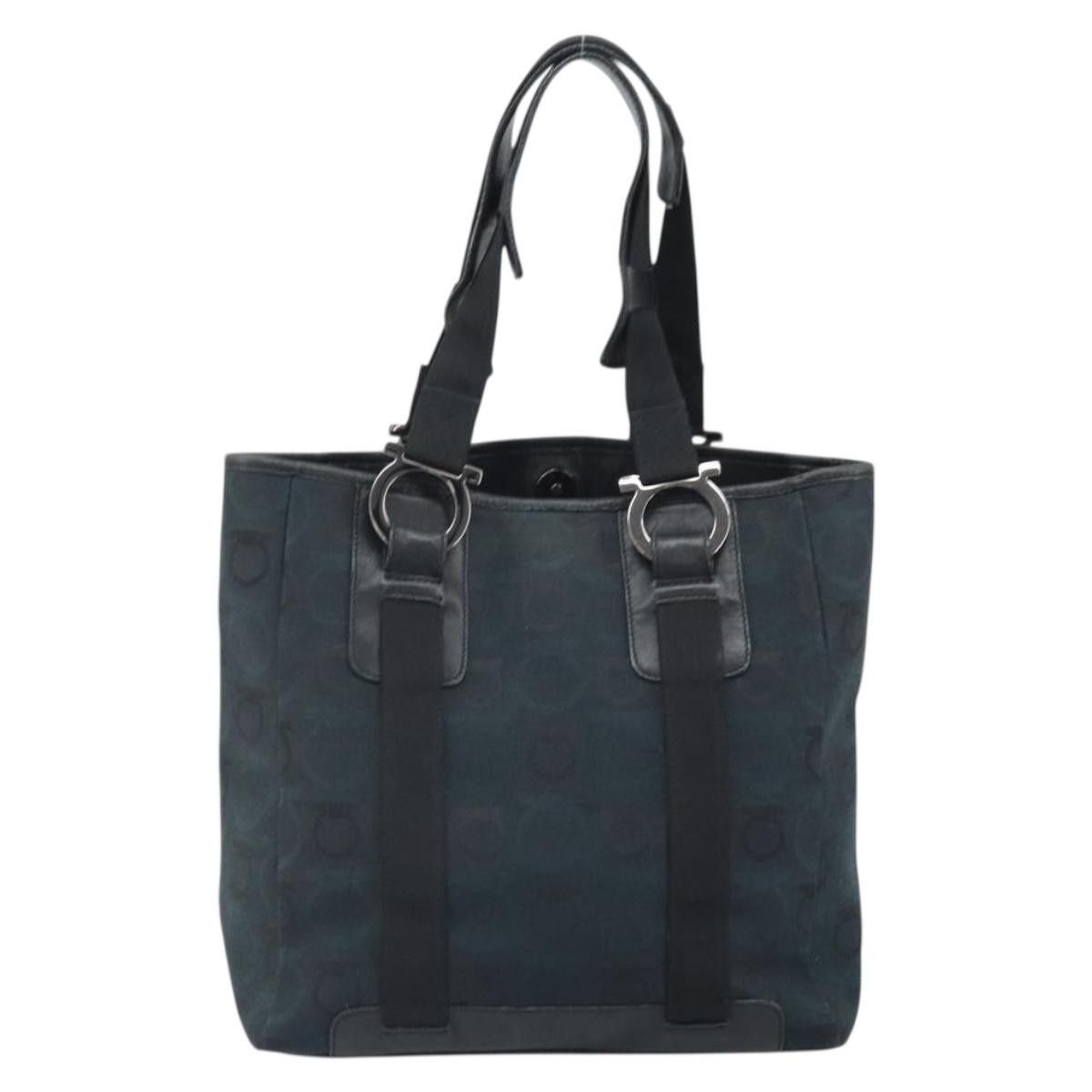 Salvatore Ferragamo Salvatore Ferragamo Gancini Tote Canvas Size ONE SIZE - 2 Thumbnail