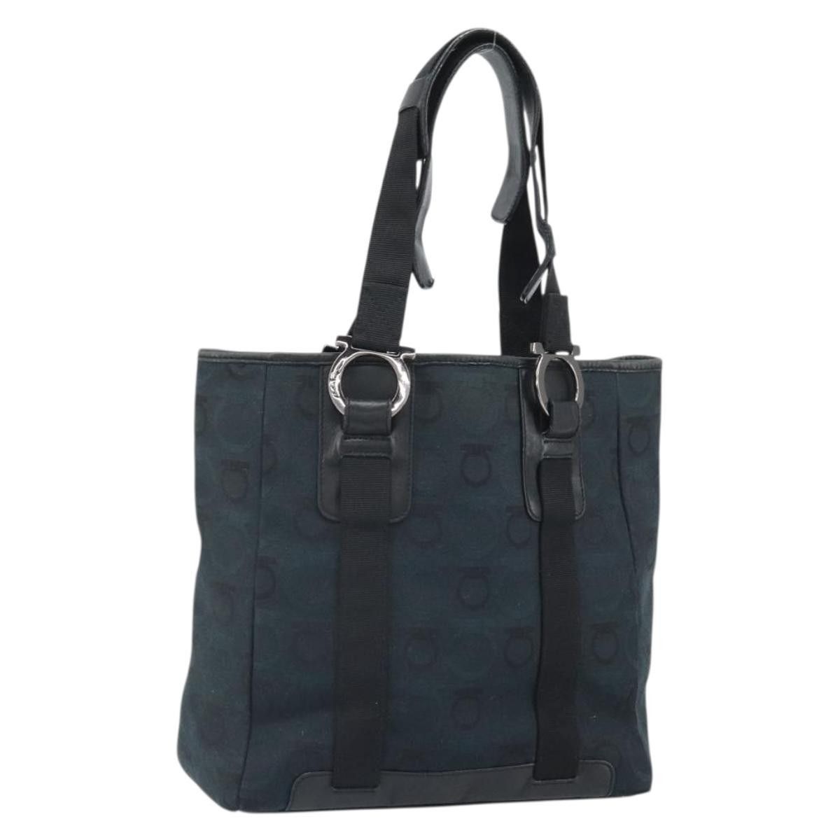 Salvatore Ferragamo Salvatore Ferragamo Gancini Tote Canvas Size ONE SIZE - 18 Thumbnail