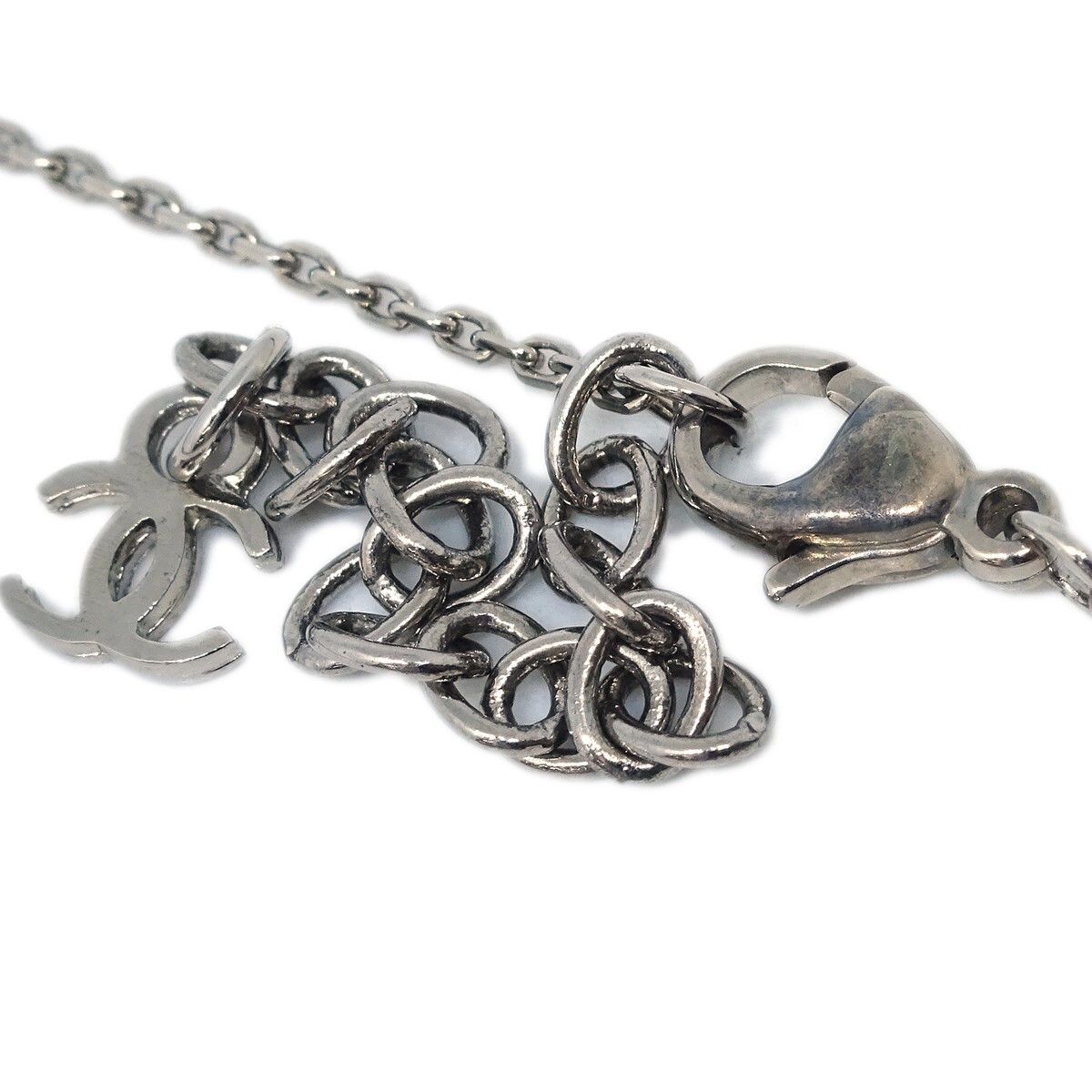 Chanel Chanel CC Heart Pendant Metal and Enamel Size ONE SIZE - 4 Thumbnail